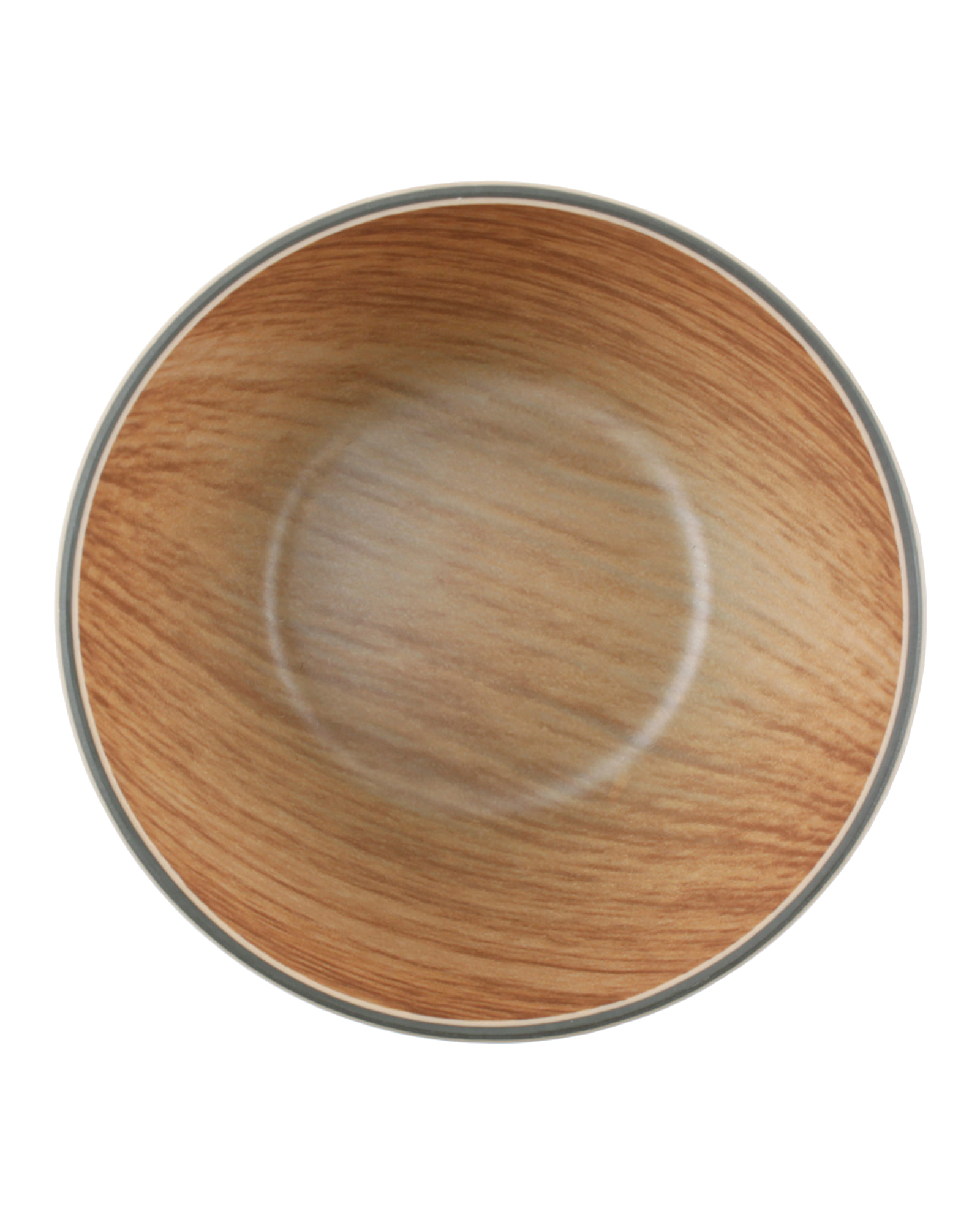 Buffet Schale aus Kunststoff in Holzdekor, Braun, Ø 8,5 cm, H 4 cm, Ansicht 2