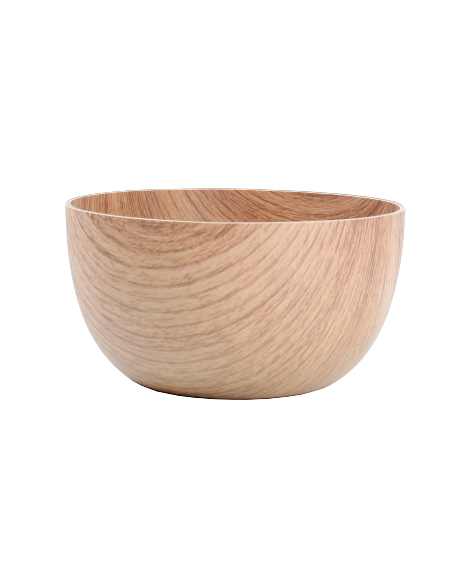 Buffet Schale aus Kunststoff in Holzdekor, Braun, Ø 16 cm, Ansicht 1