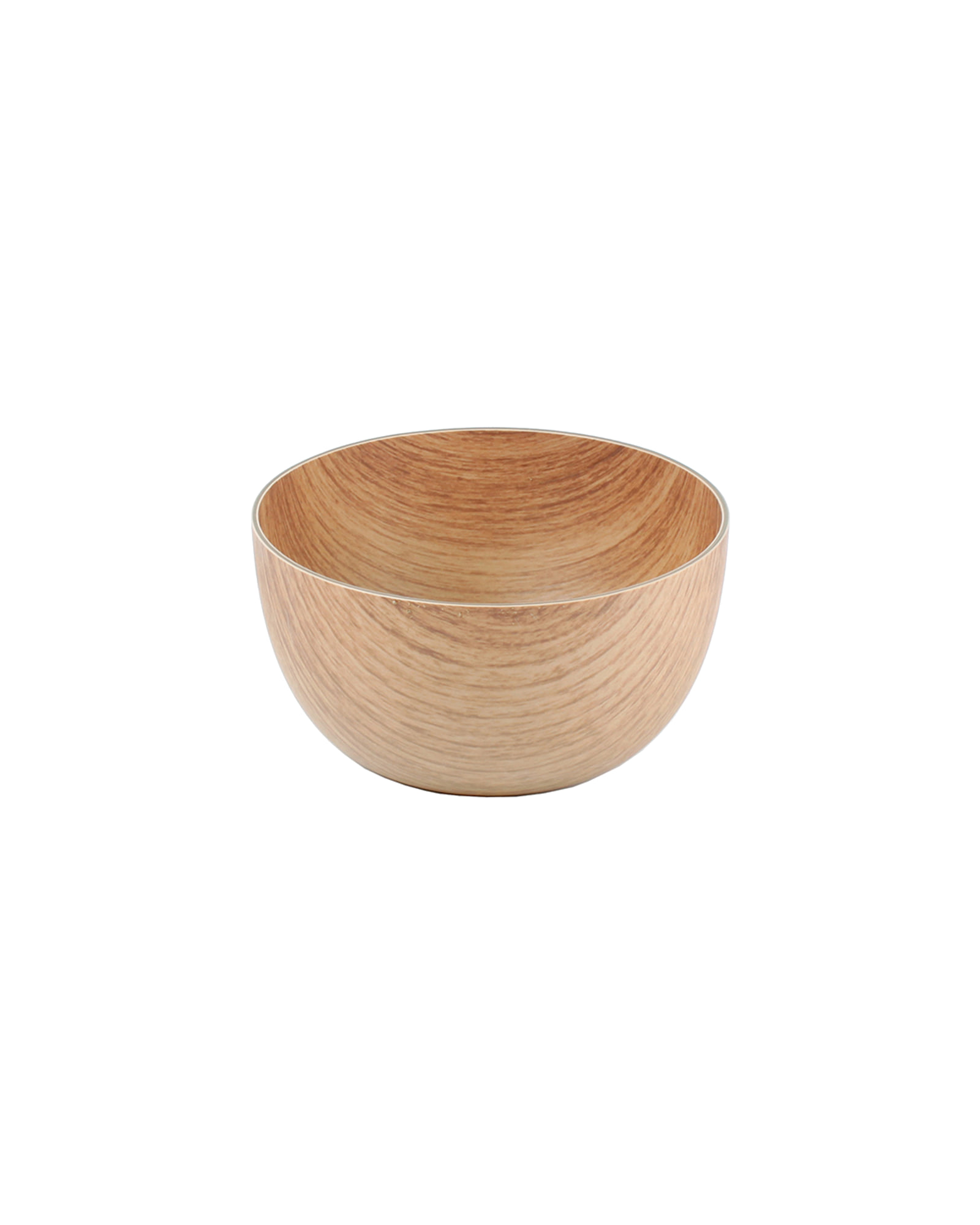 Buffet Schale aus Kunststoff in Holzdekor, Braun, Ø 16 cm, Ansicht 2