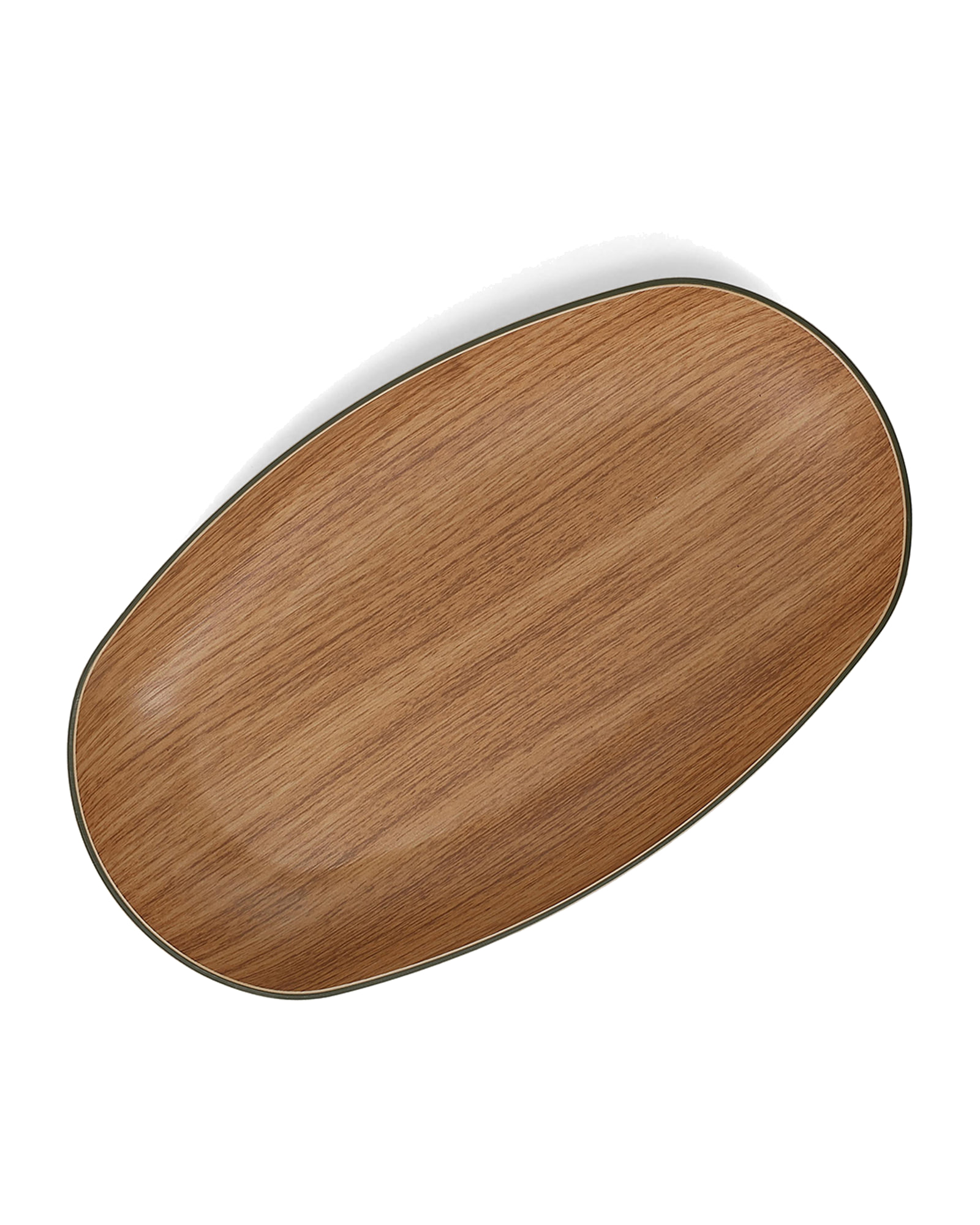 Buffet Servierschale oval in Holzoptik, Braun, 29 × 17,5 cm, Ansicht 1