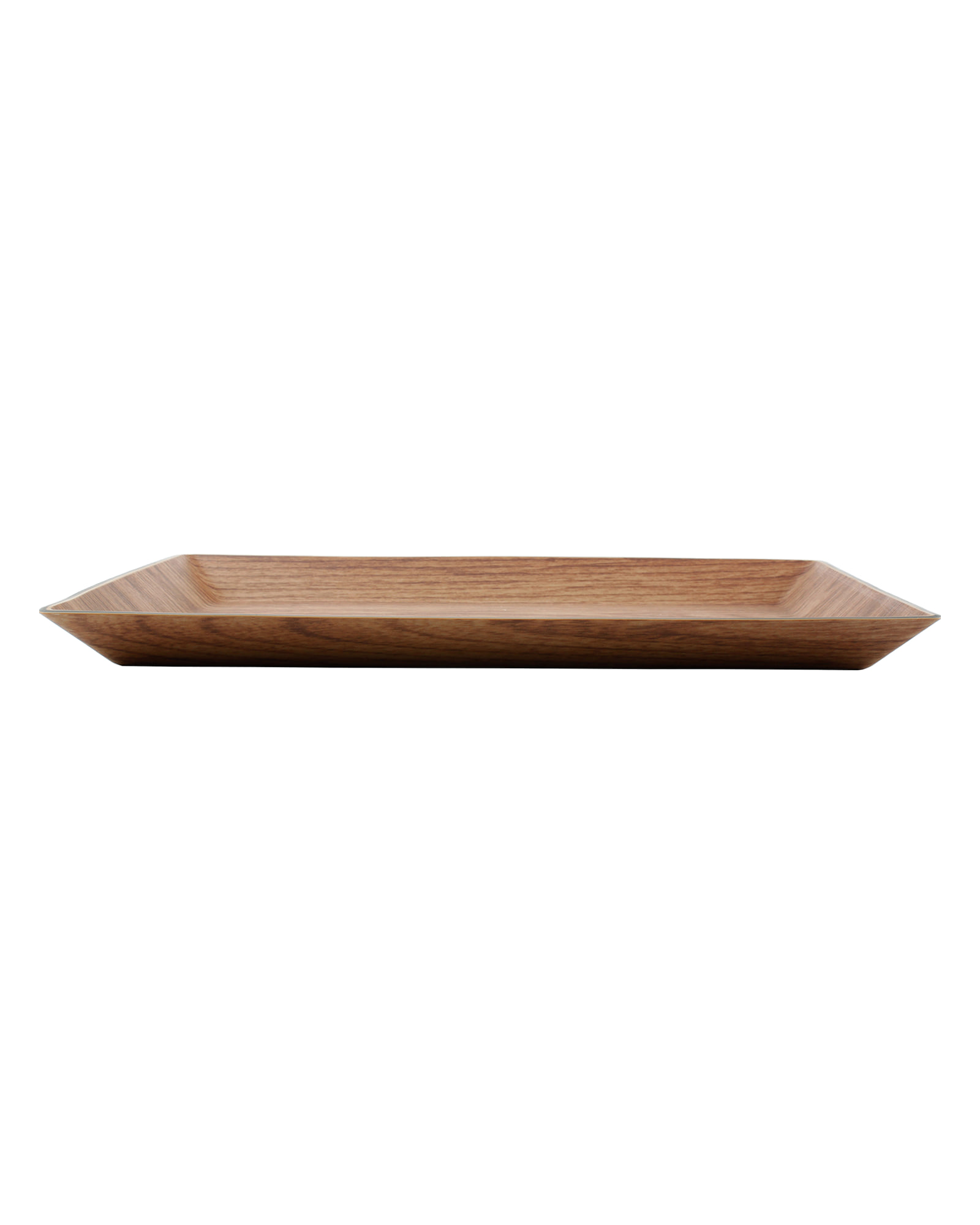 Buffet Serviertablett aus Kunststoff, Braun, H 2 cm, Ansicht 2