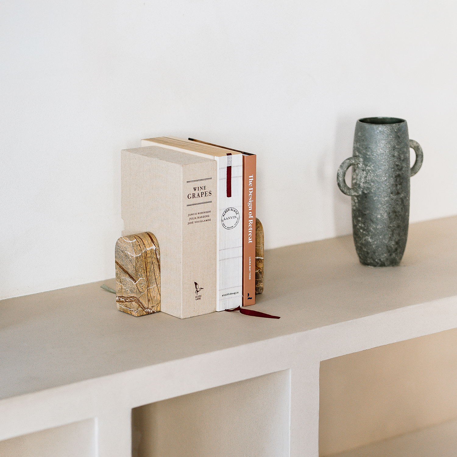 Bullet Vase aus Steinzeug, Grün, Ø 11 cm, H 30 cm, Ansicht 4