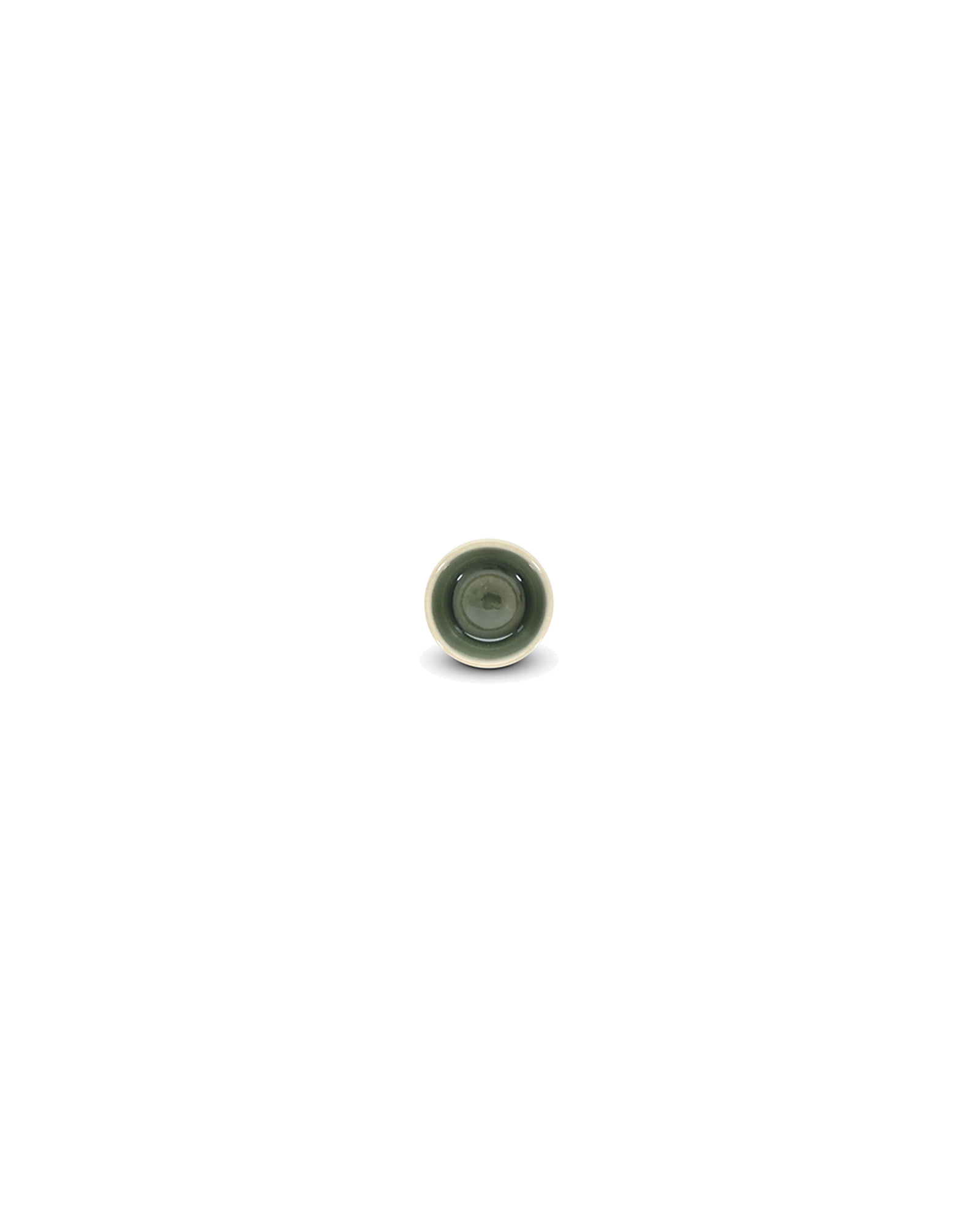Cameo Eierbecher aus Steinzeug, Grün, Ø 5 cm, H 5 cm, Ansicht 2