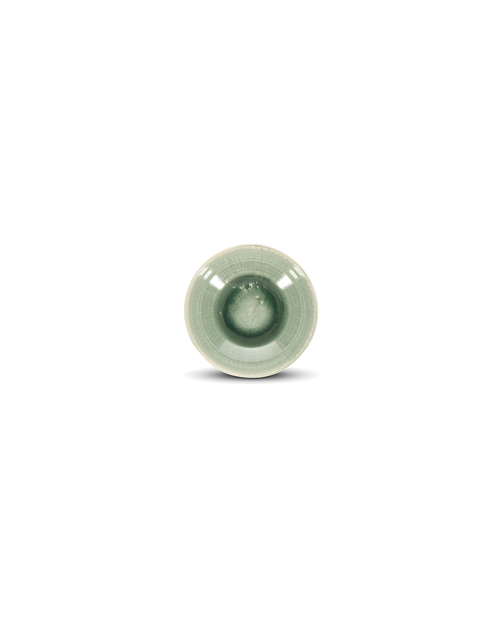 Cameo Schale aus Steinzeug, Grün, Ø 10 cm, H 3 cm, Ansicht 3