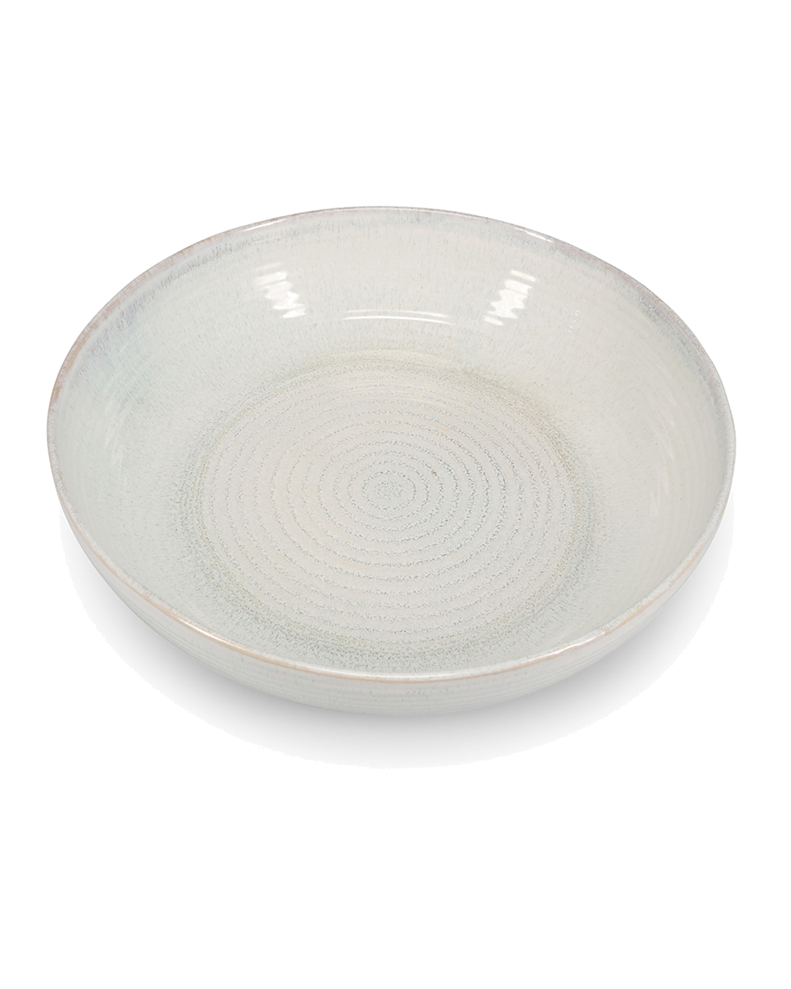 Cameo Servierschale rund aus Steinzeug, Beige, Ø 32 cm, H 7,5 cm, Ansicht 2