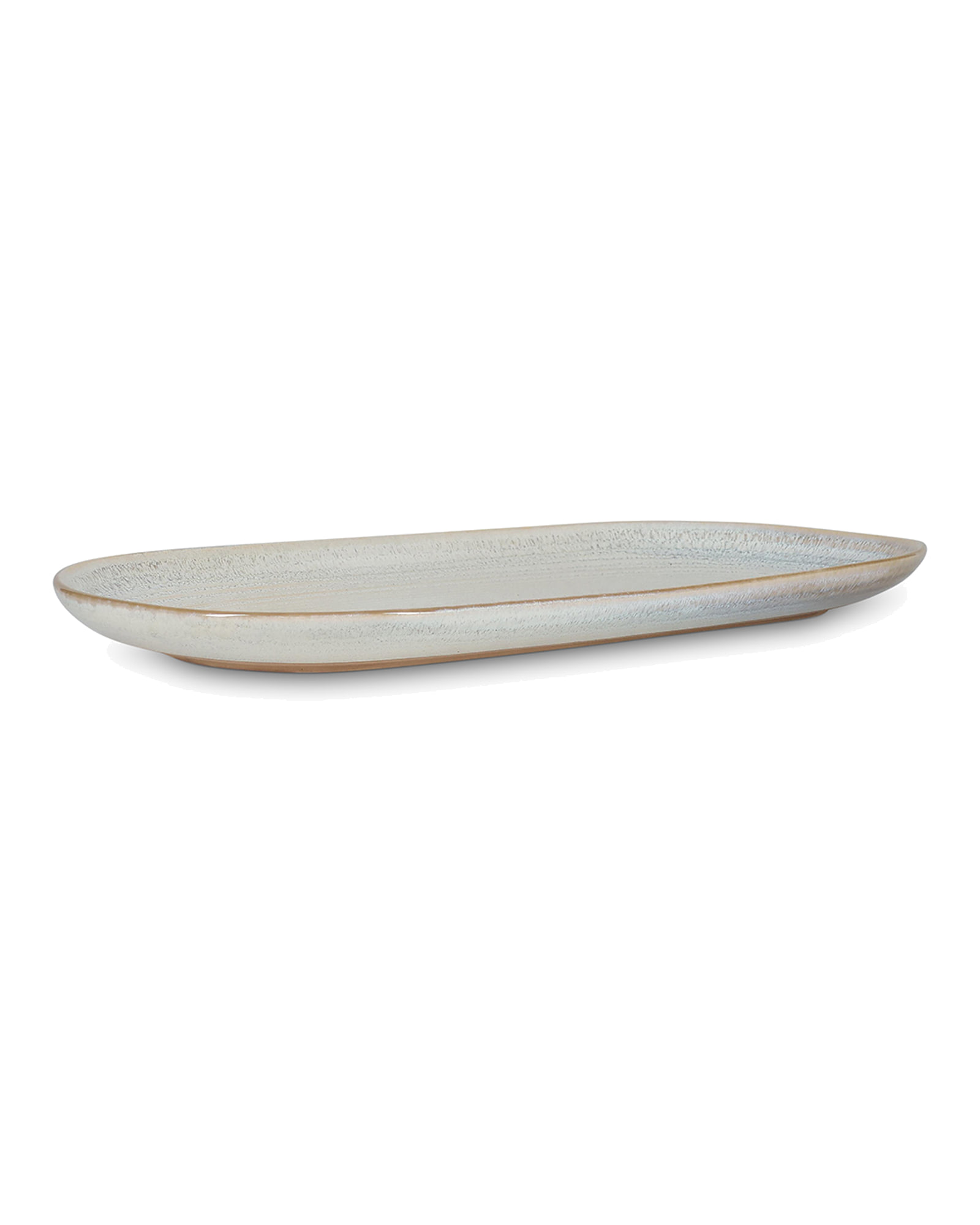 Cameo Servierschale oval, 33,5 × 18 cm, aus Steinzeug, Beige, Ansicht 2