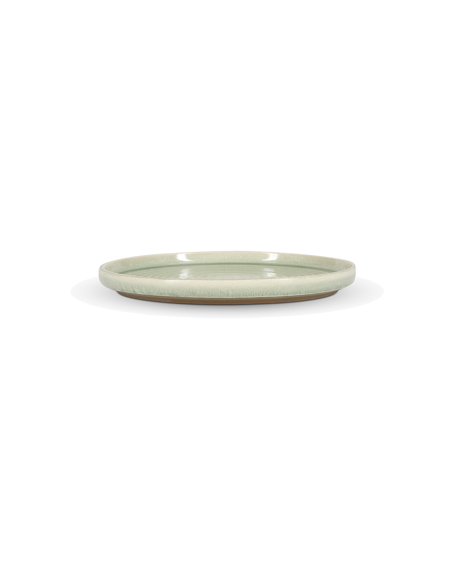 Cameo Teller aus Steinzeug, Grün, Ø 21,5 cm, Ansicht 2