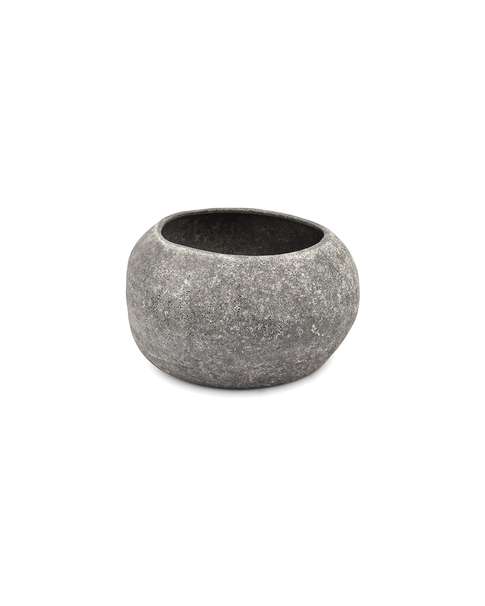 Cave Dekoschale aus Steinzeug, Anthrazit, Ø 26 cm, H 13,5 cm, Ansicht 2