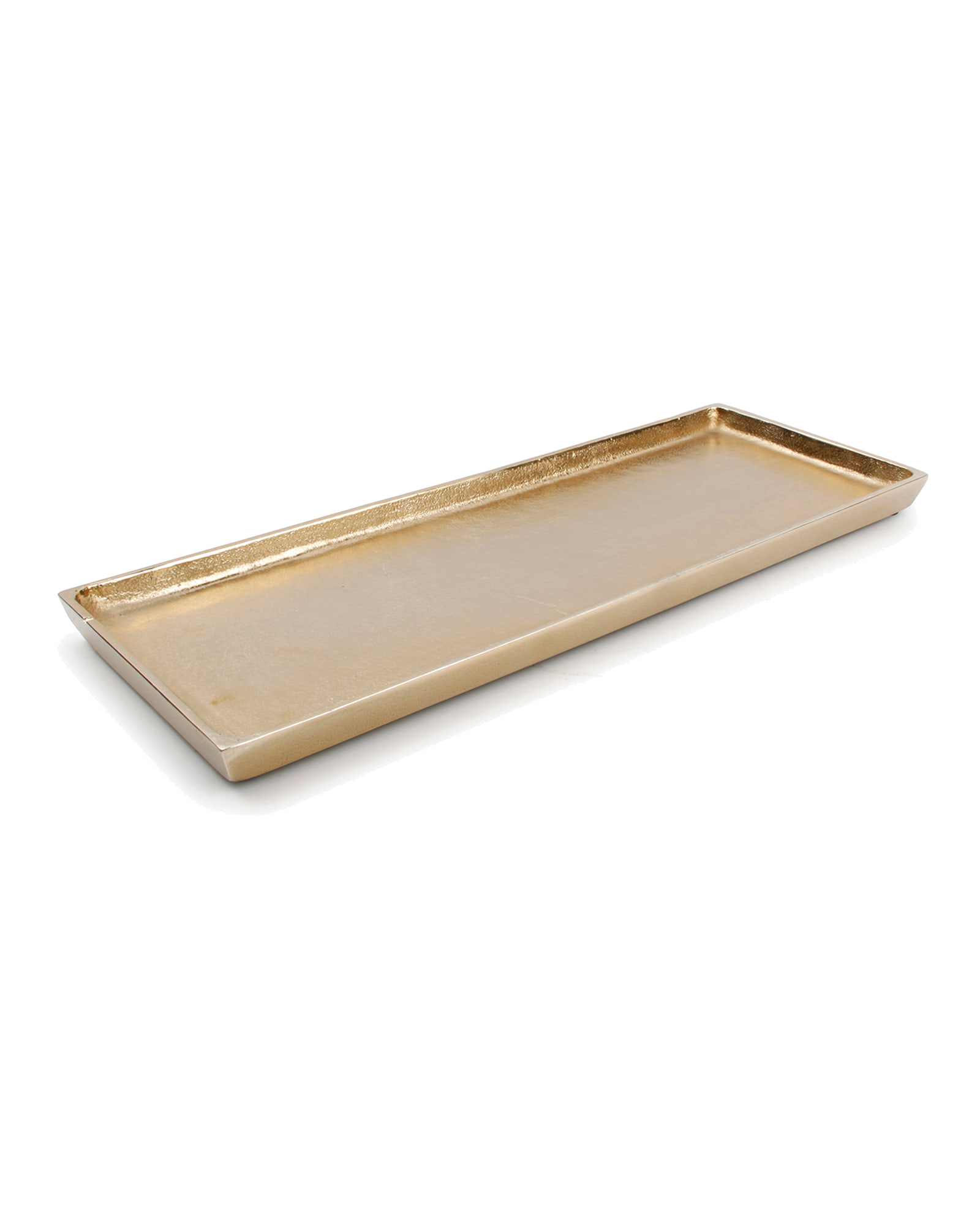 Charm Dekoschale aus Aluminium, Gold, 37 × 14 cm, Ansicht 1