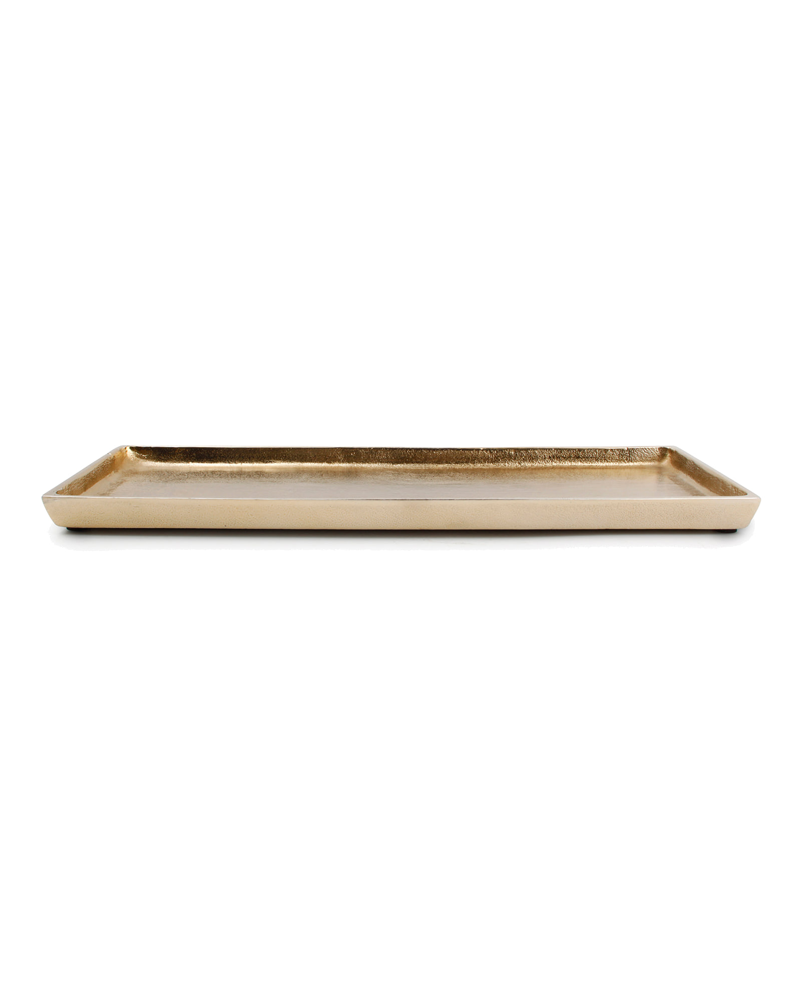 Charm Dekoschale aus Aluminium, Gold, 37 × 14 cm, Ansicht 3