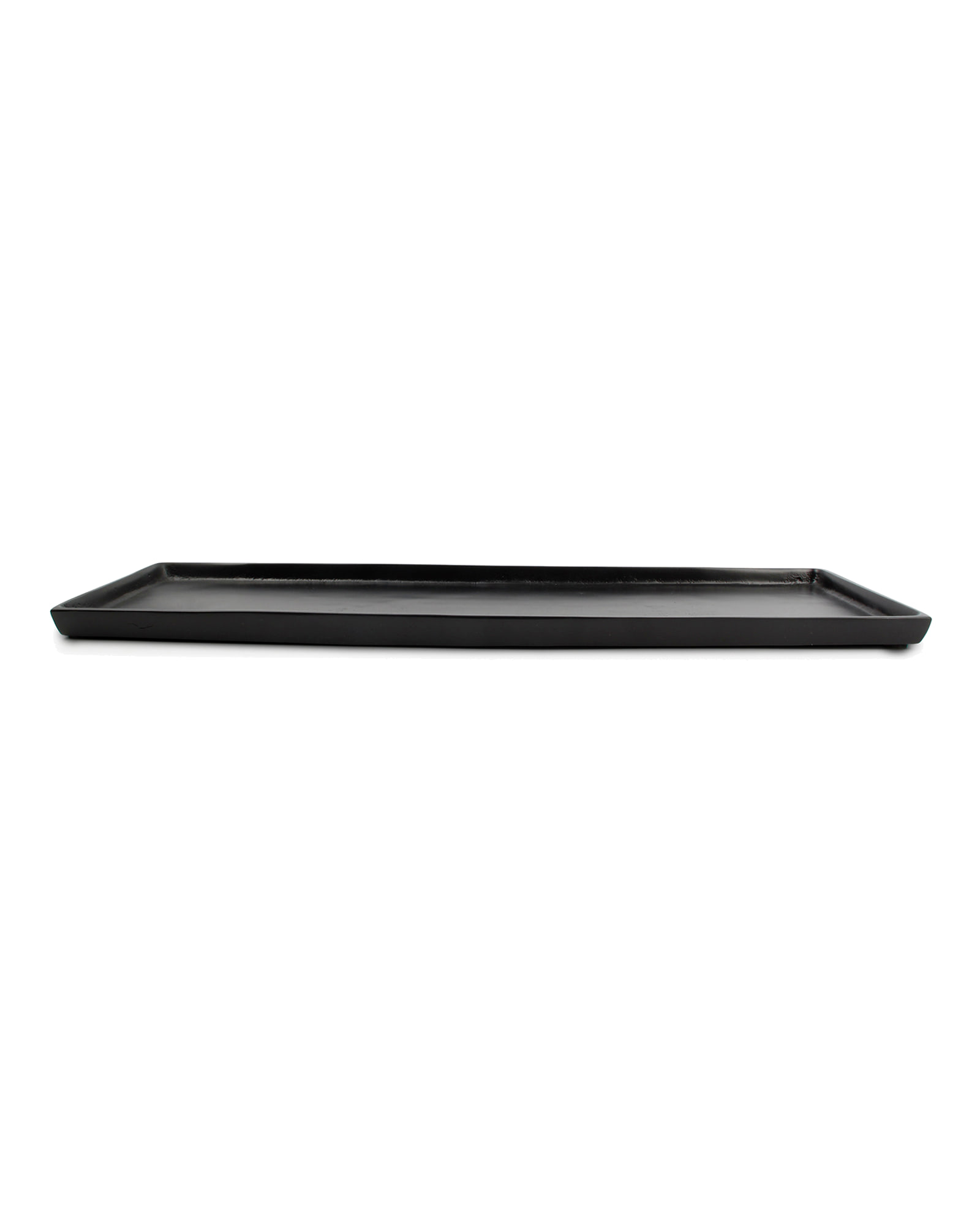 Charm Dekoschale aus Aluminium, Schwarz, 48,5 × 16 cm, Ansicht 3