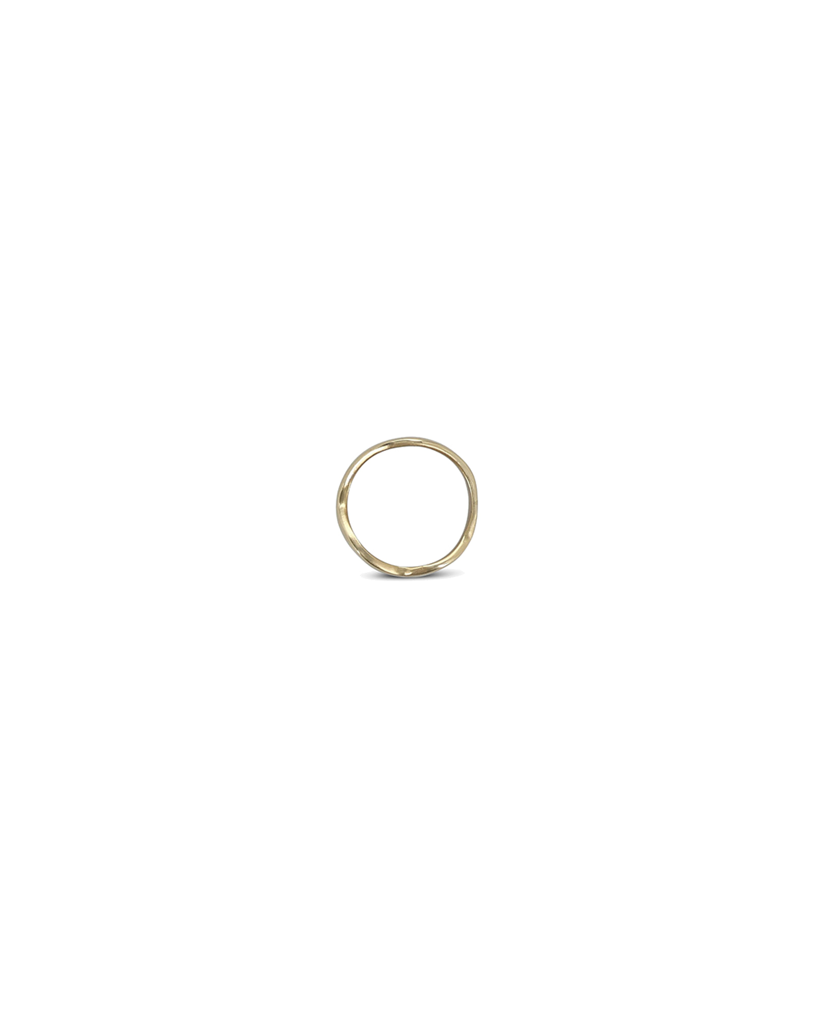 Charm Serviettenring aus Aluminium, organisch Gold, Ø 4,5 cm, Ansicht 2