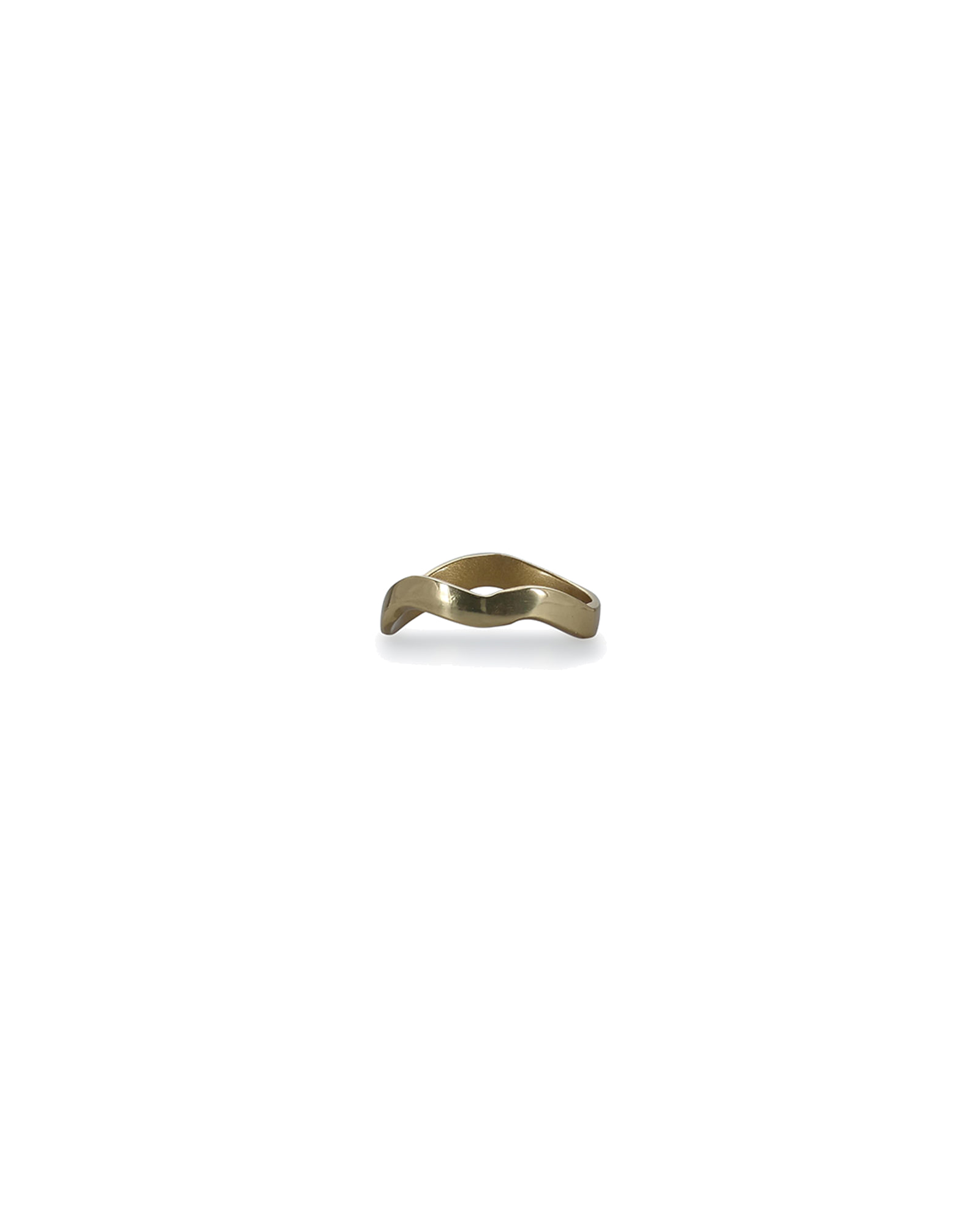 Charm Serviettenring aus Aluminium, organisch Gold, Ø 4,5 cm, Ansicht 5