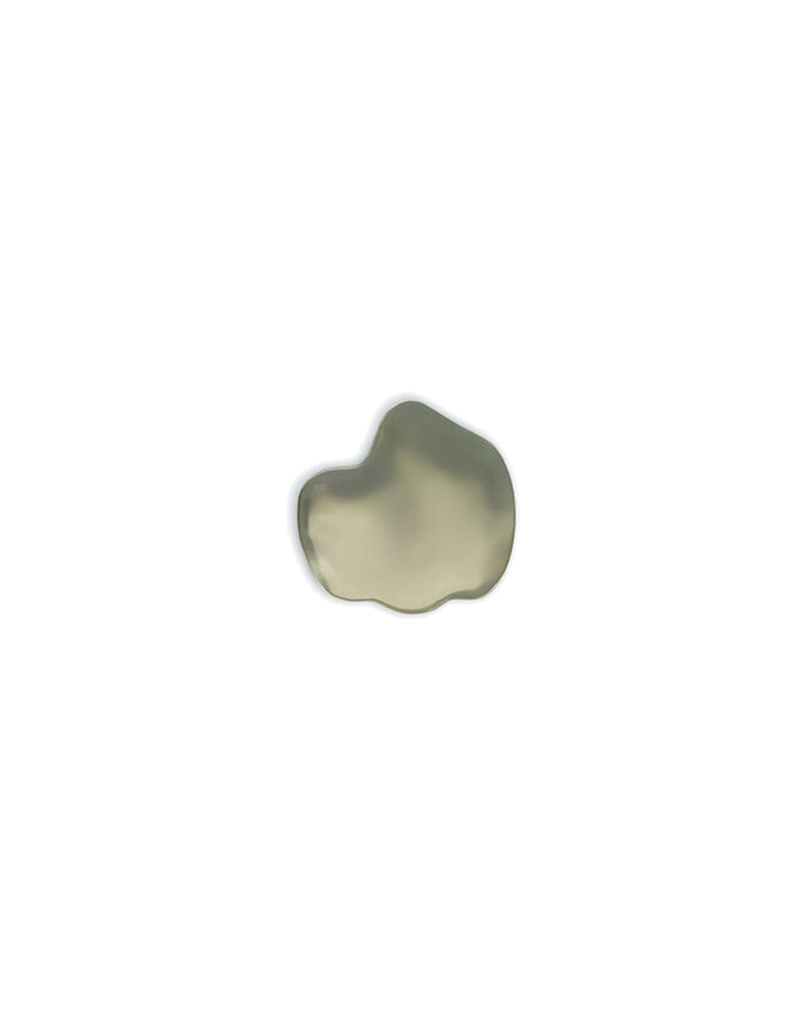 Charm Untersetzer aus Aluminium, Gold, organisch, 10 × 9,5 cm, Ansicht 1