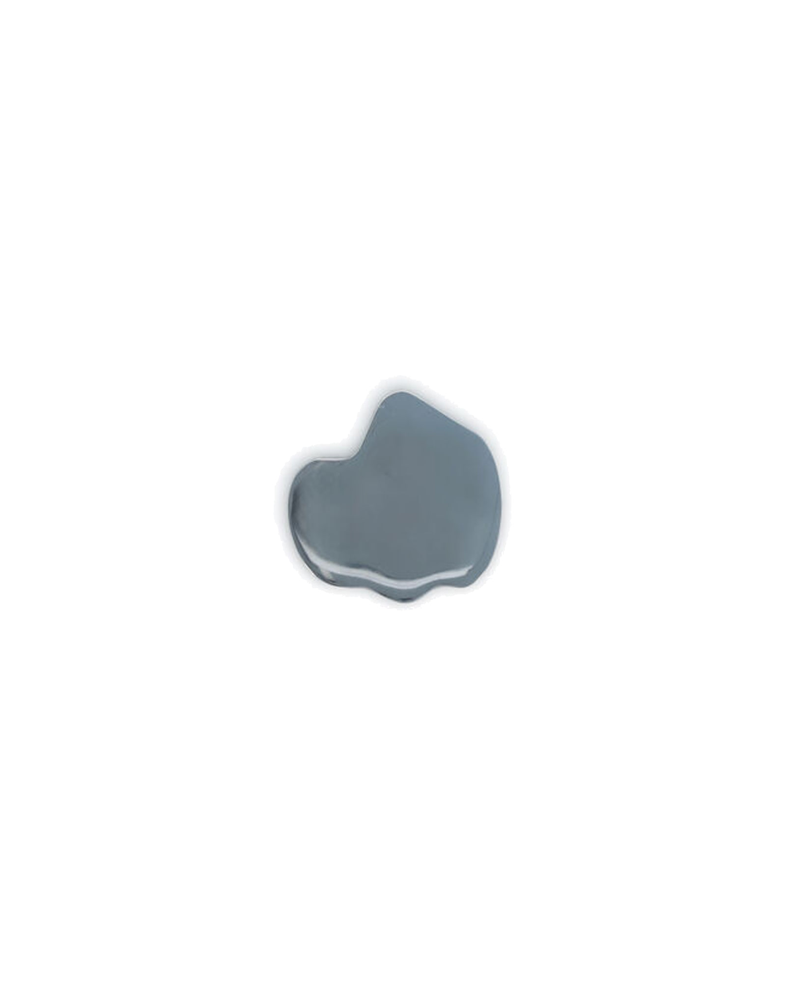 Charm Untersetzer aus Aluminium, Silber, organisch, 10 × 9,5 cm, Ansicht 1