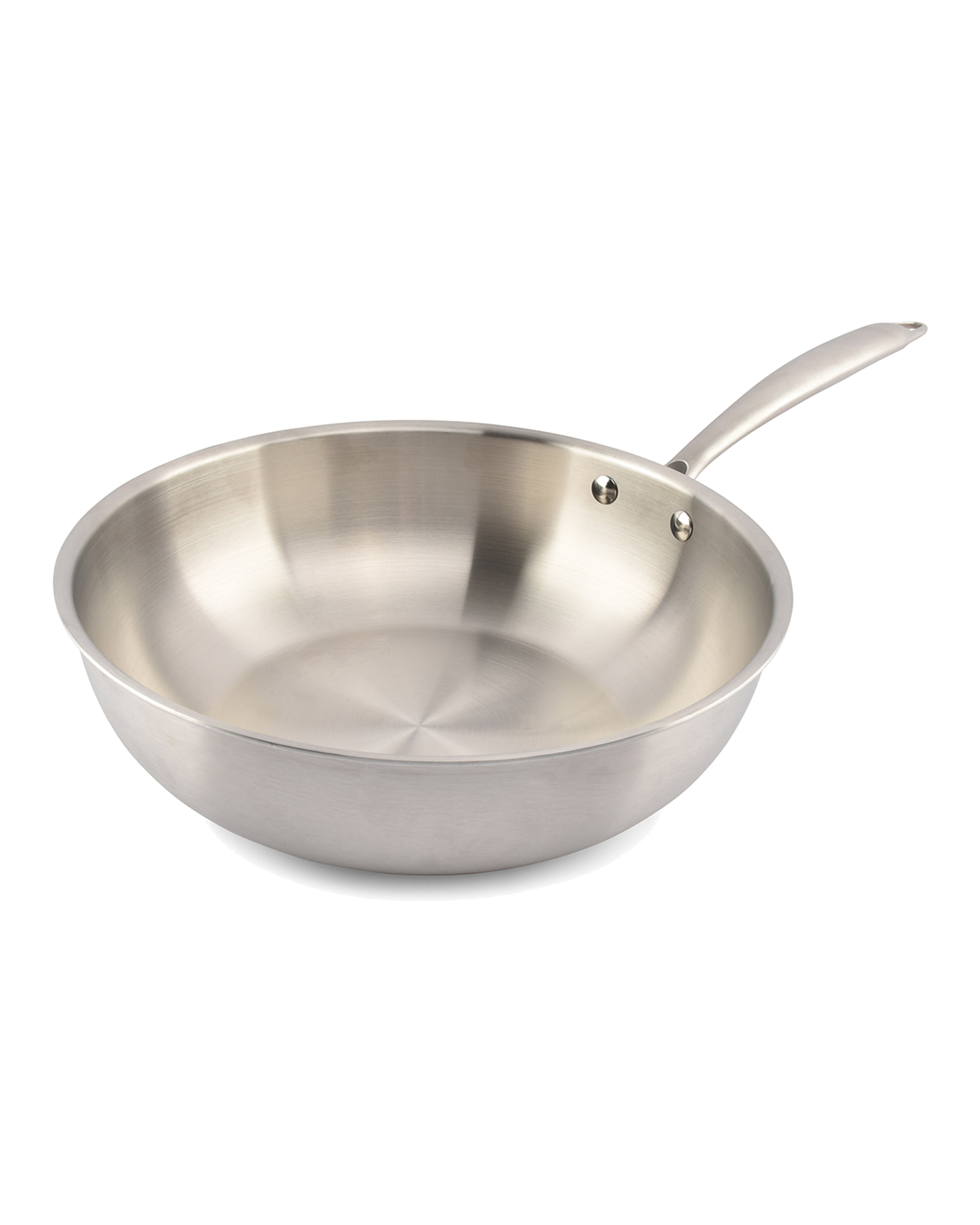 Chef Wokpfanne aus Edelstahl, Ø 29,5 cm
