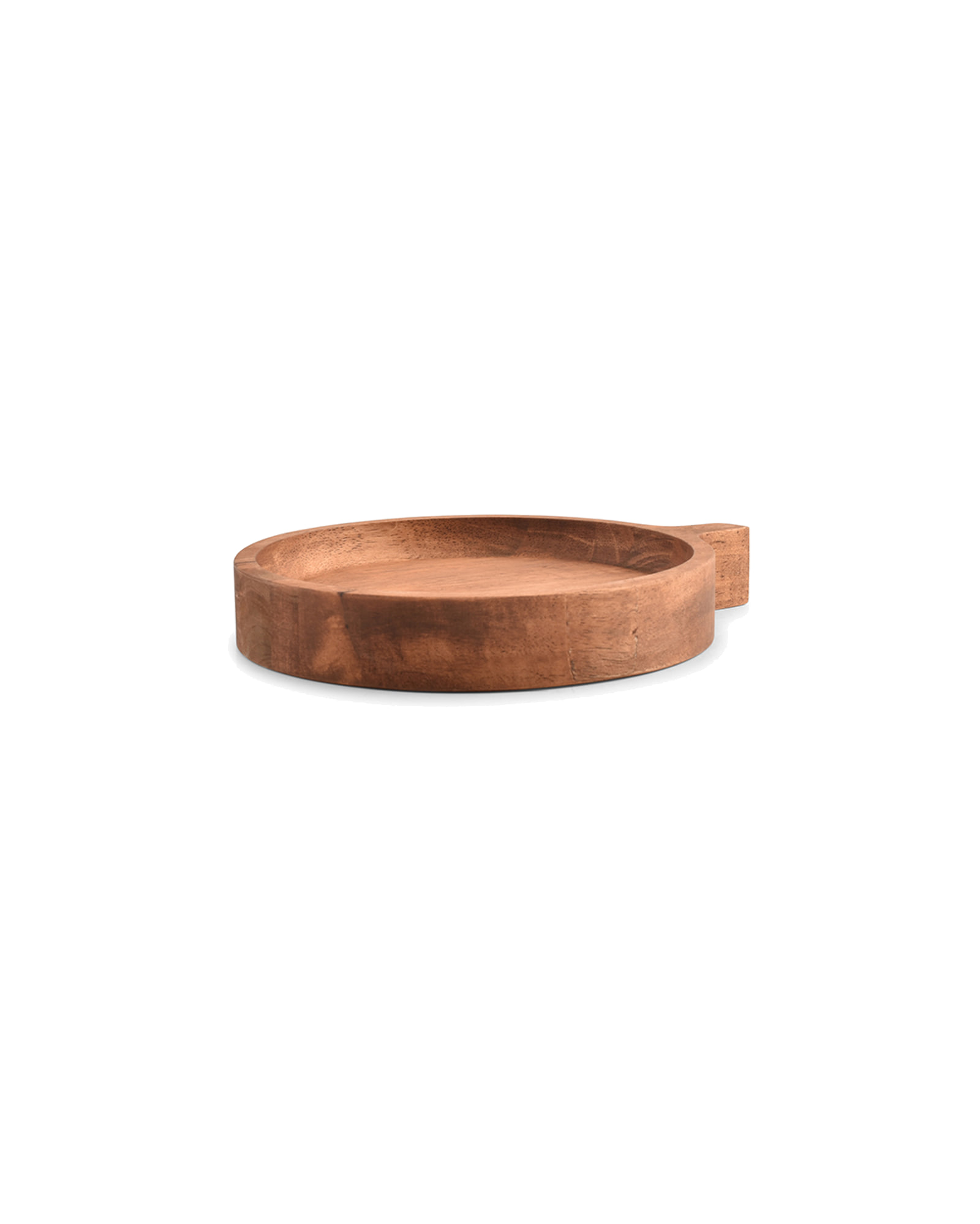 Chop Servierschale aus Holz, Ø 20 cm, H 3,5 cm, Ansicht 2