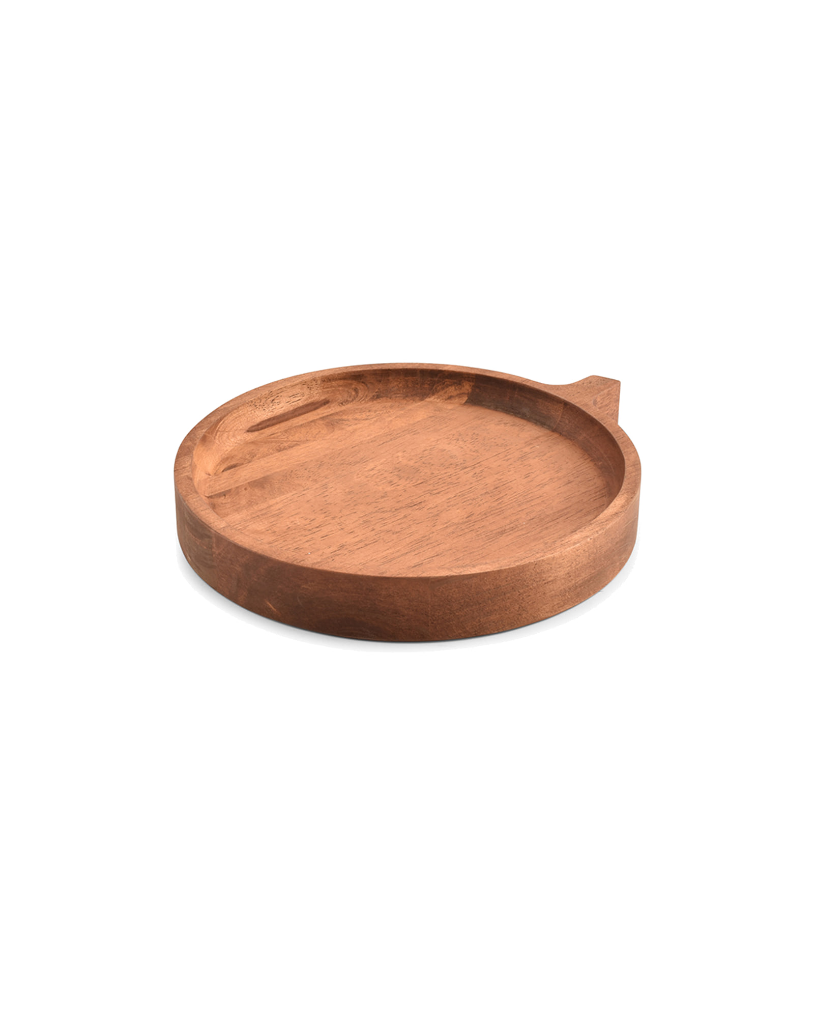 Chop Servierschale aus Holz, Ø 25 cm, H 3,5 cm, Ansicht 1