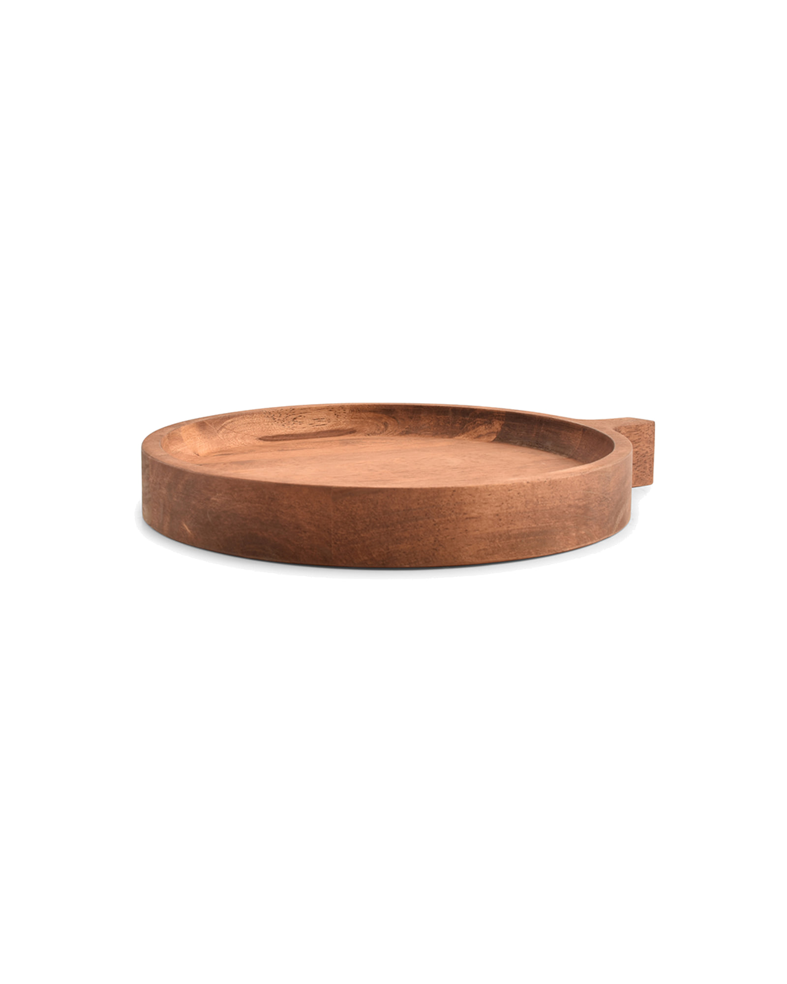 Chop Servierschale aus Holz, Ø 25 cm, H 3,5 cm, Ansicht 2