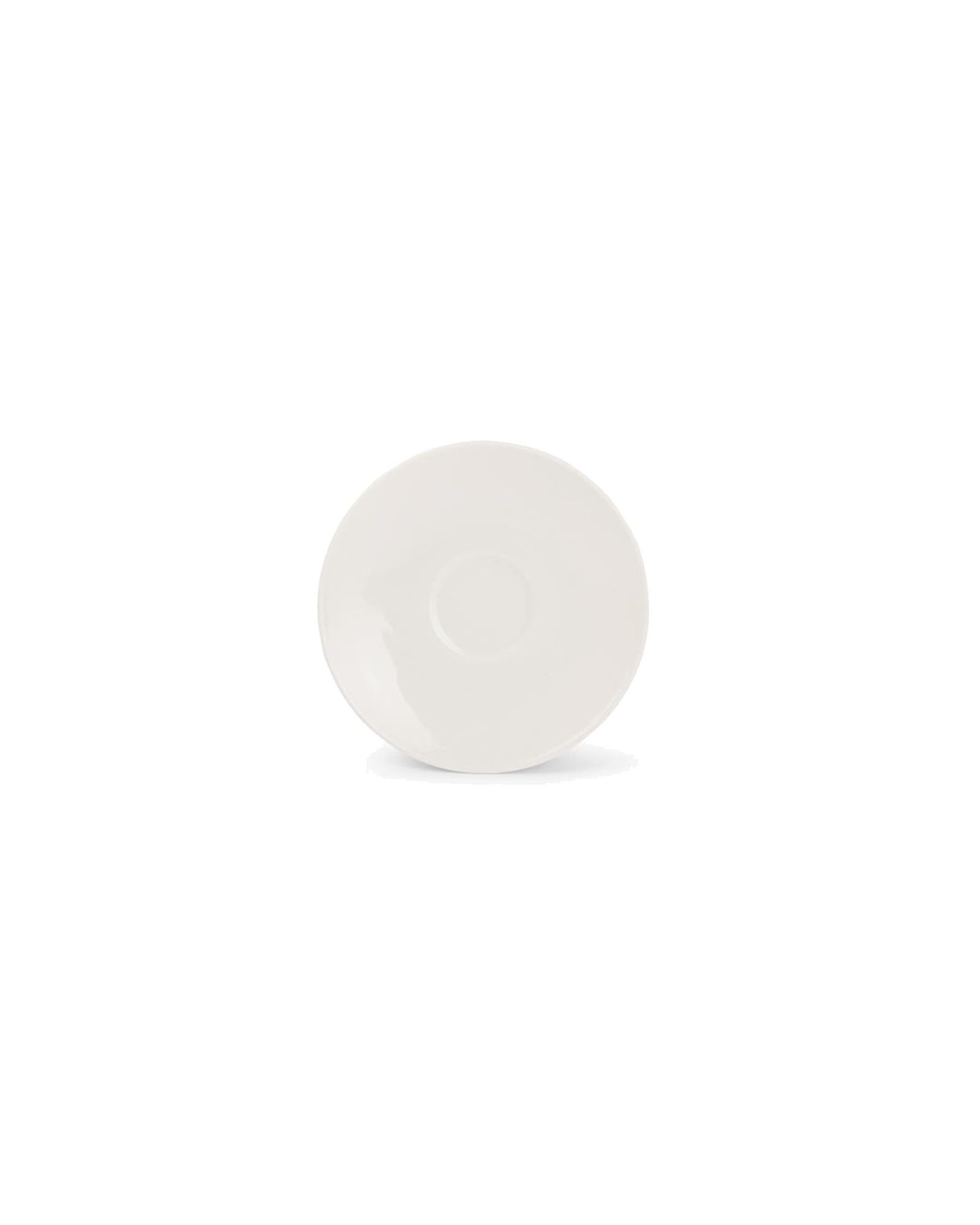 Cirro Mokka-Untertasse aus Porzellan, Weiß, Ø 12 cm, Ansicht 1
