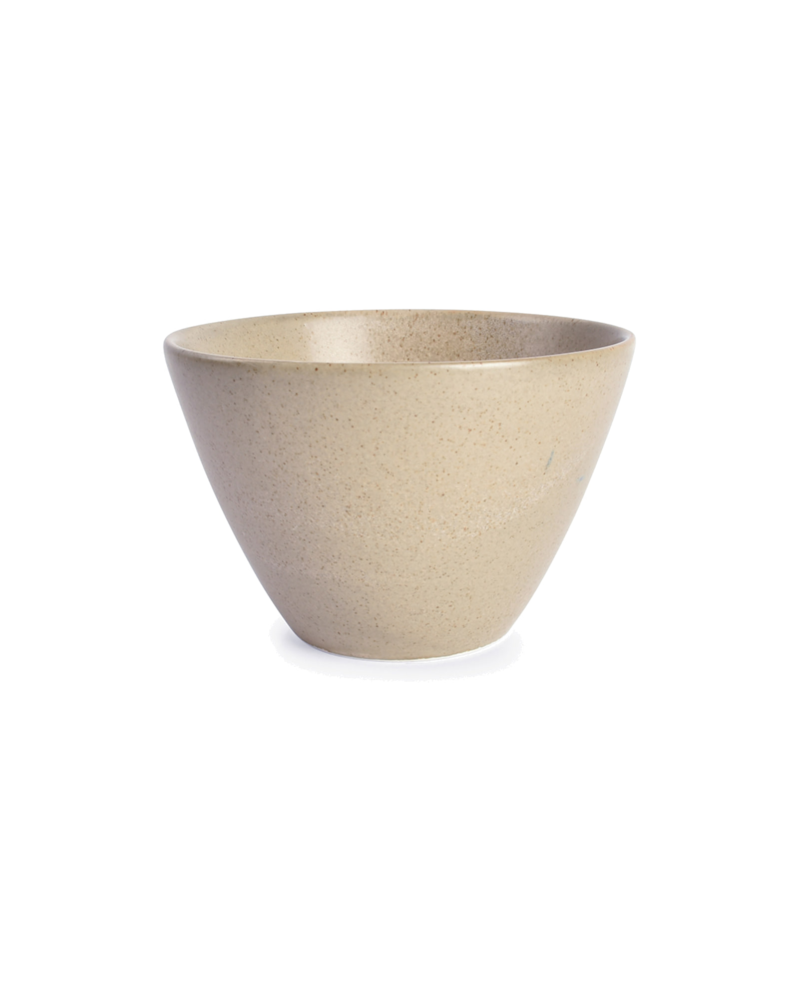 Cirro Schale aus Porzellan, konisch Beige, Ø 12 cm, H 7,5 cm