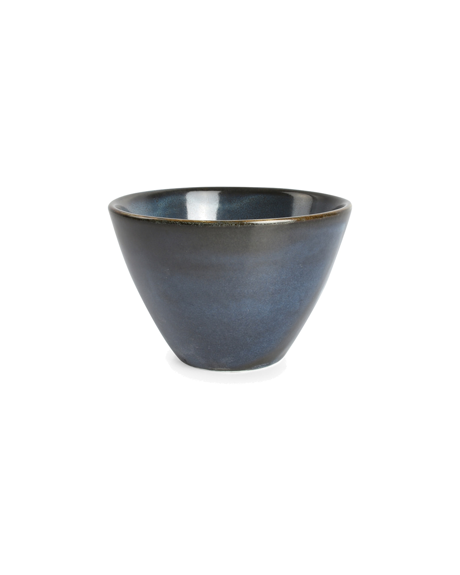 Cirro Schale aus Porzellan, konisch Dunkelblau, Ø 10 cm, H 7 cm, Ansicht 1