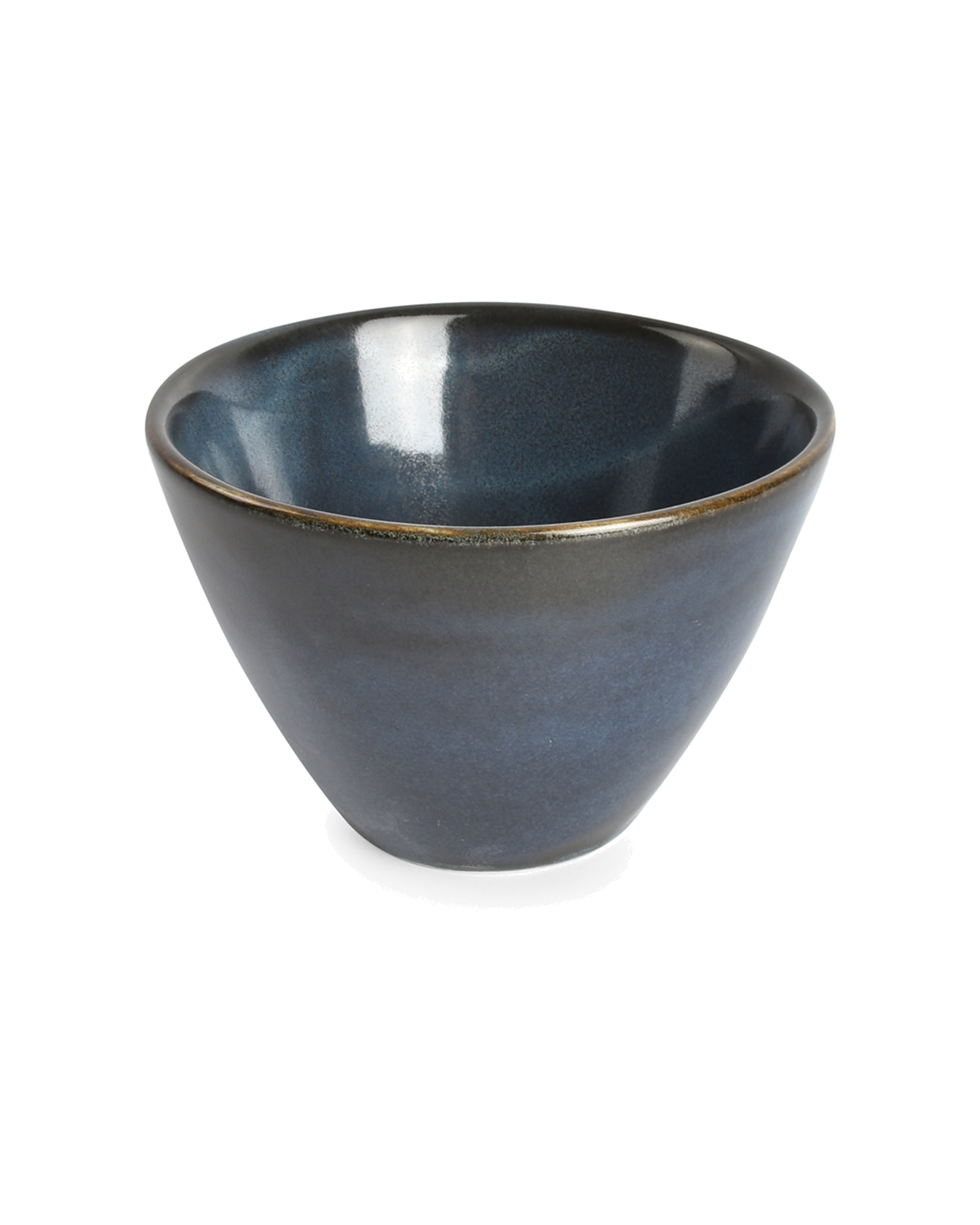 Cirro Schale aus Porzellan, konisch Dunkelblau, Ø 10 cm, H 7 cm, Ansicht 2