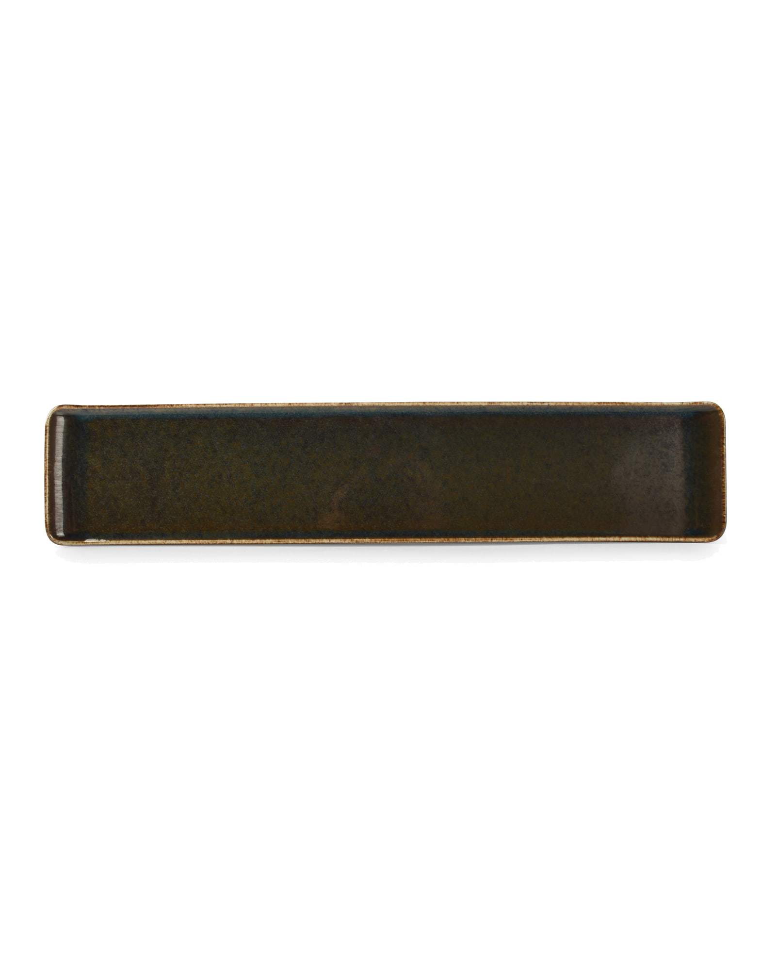 Cirro Servierschale aus Porzellan, Grün, 46,5 × 9,5 cm, Ansicht 2