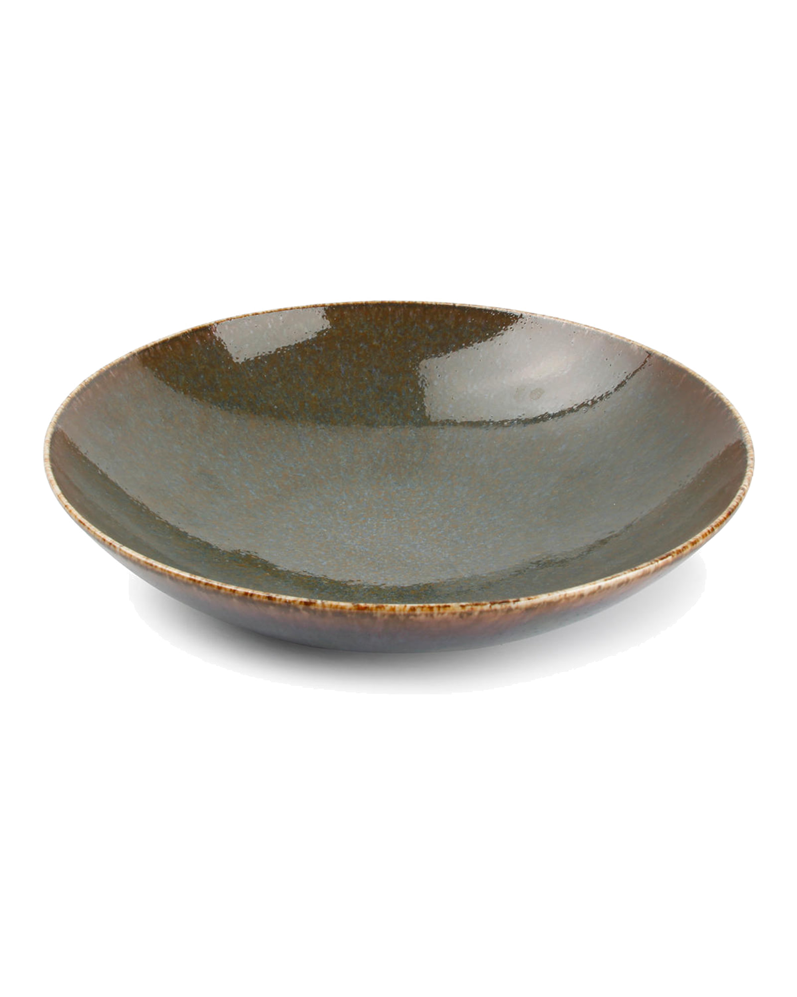 Cirro Suppenteller aus Porzellan, Grün, Ø 21 cm, H 5 cm, Ansicht 1