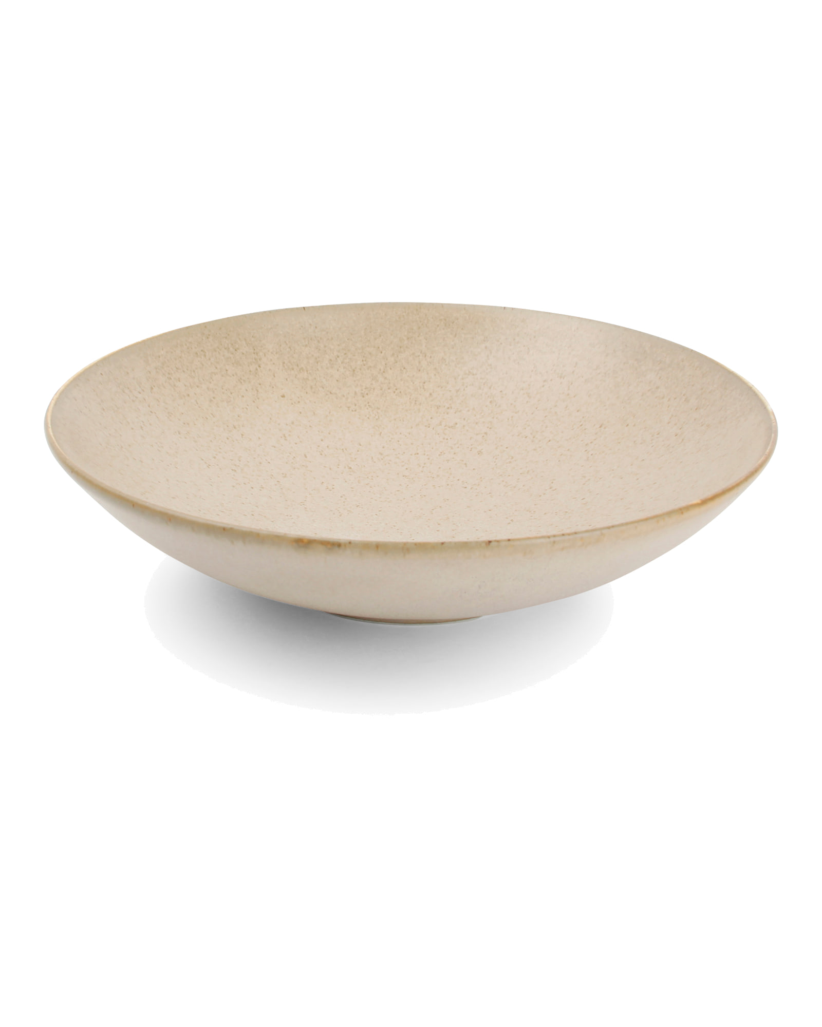 Cirro Suppenteller aus Porzellan, Beige, Ø 21 cm, H 5 cm, Ansicht 1