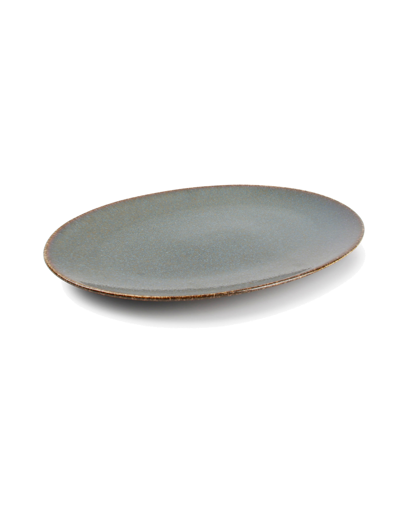Cirro Teller aus Porzellan, Grün, 30 × 21 cm, Ansicht 1