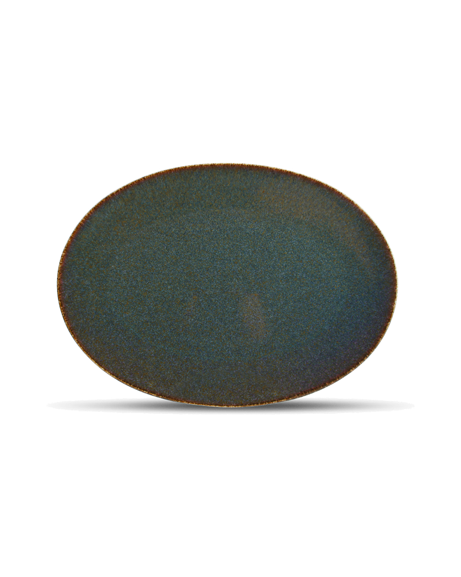Cirro Teller aus Porzellan, Grün, 30 × 21 cm, Ansicht 2