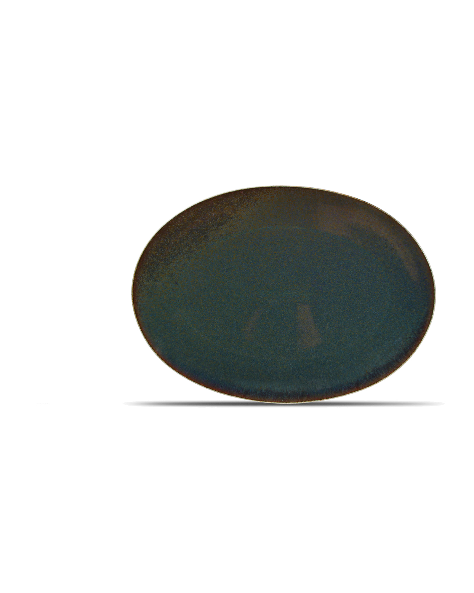 Cirro Teller aus Porzellan, Grün, 36 × 25,5 cm, Ansicht 2