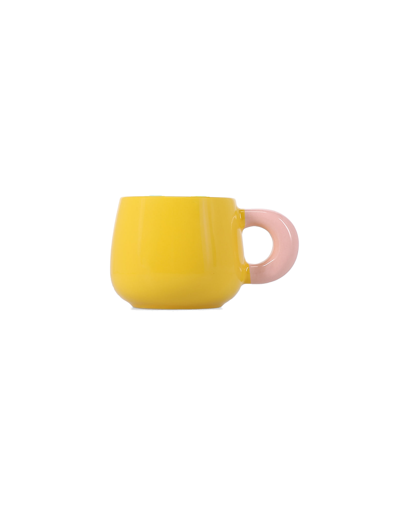 Coco Becher aus New Bone China, Gelb, 470 ml, Ansicht 1