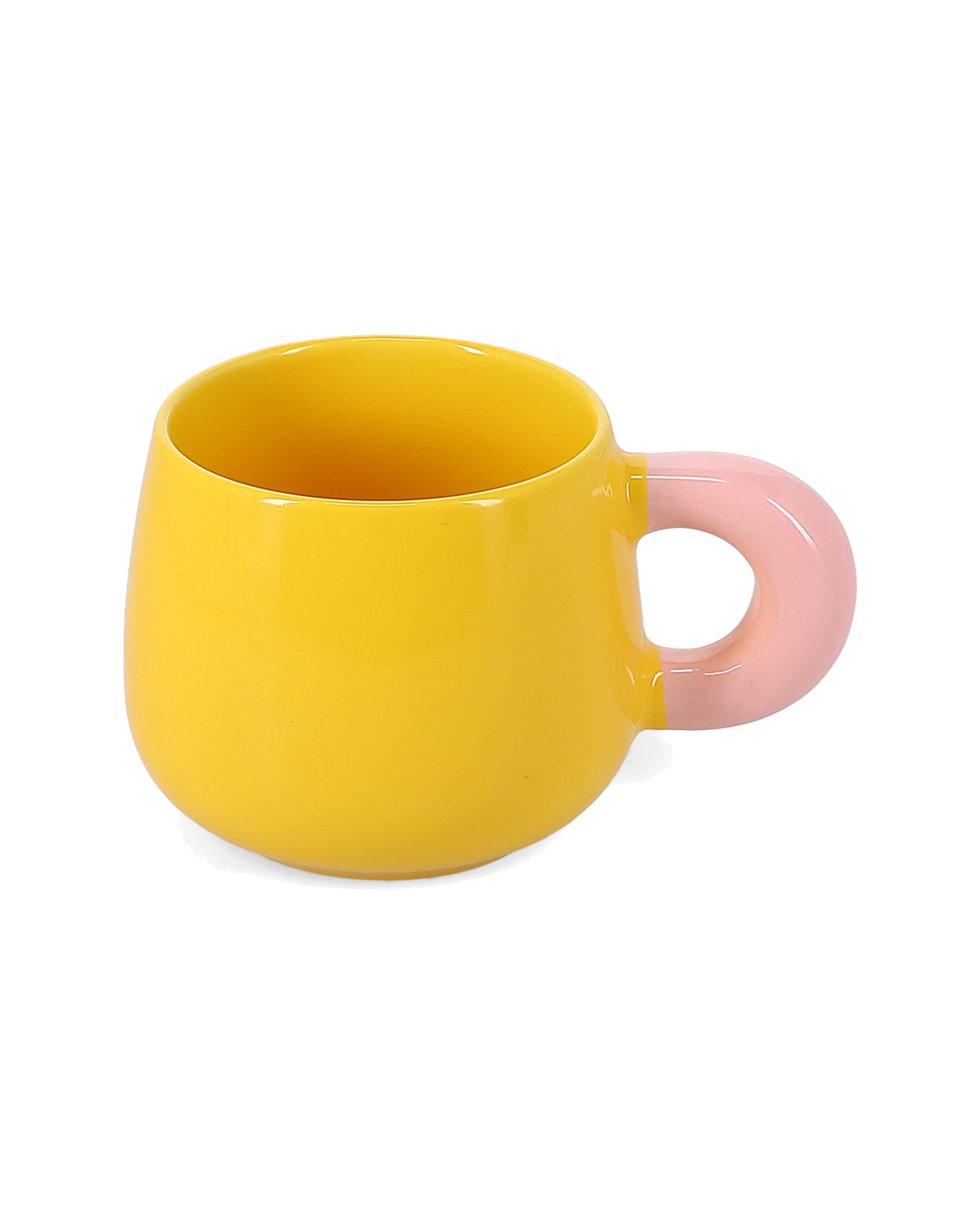 Coco Becher aus New Bone China, Gelb, 470 ml, Ansicht 2