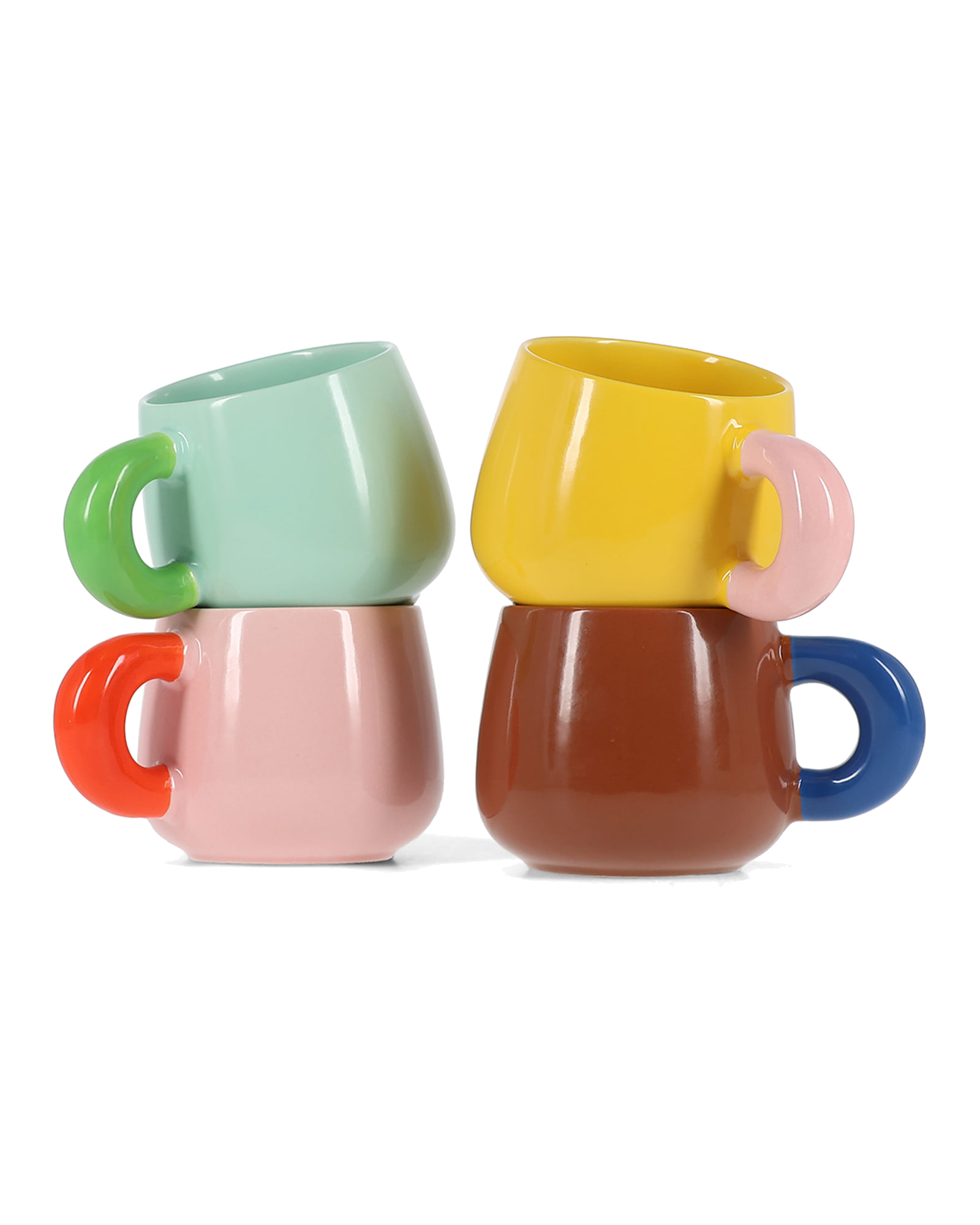 Coco Becher aus New Bone China, Türkis, 470 ml, Ansicht 3