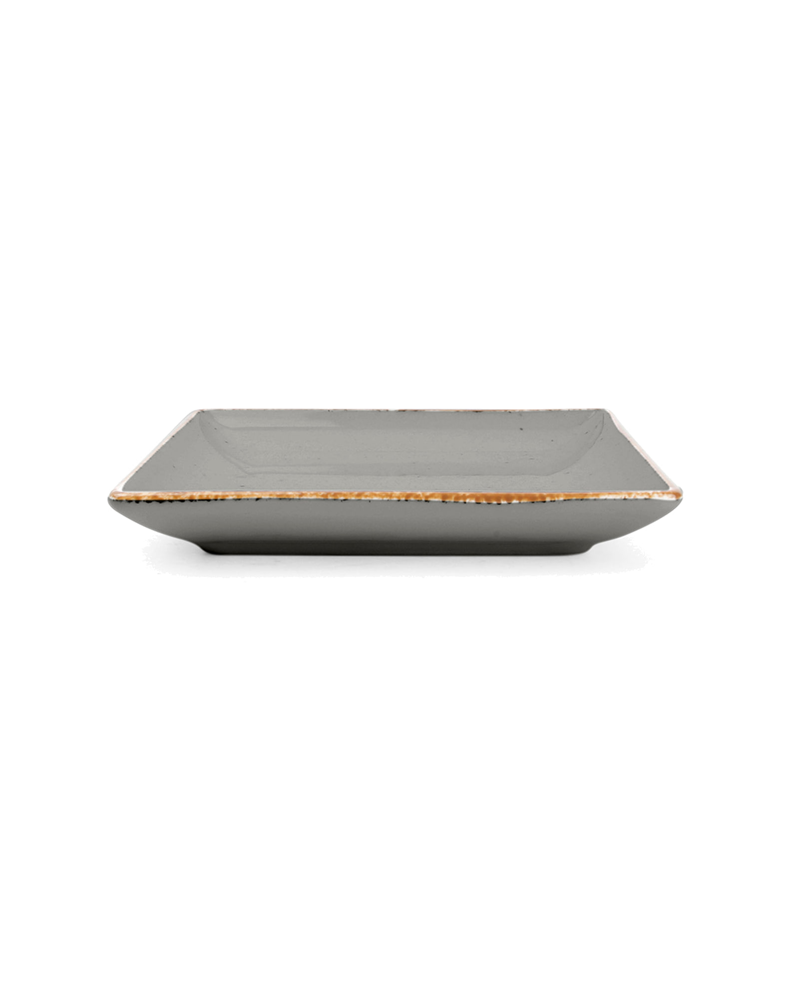 Collect Teller aus Porzellan, Grau, 11 × 11 cm, Ansicht 2