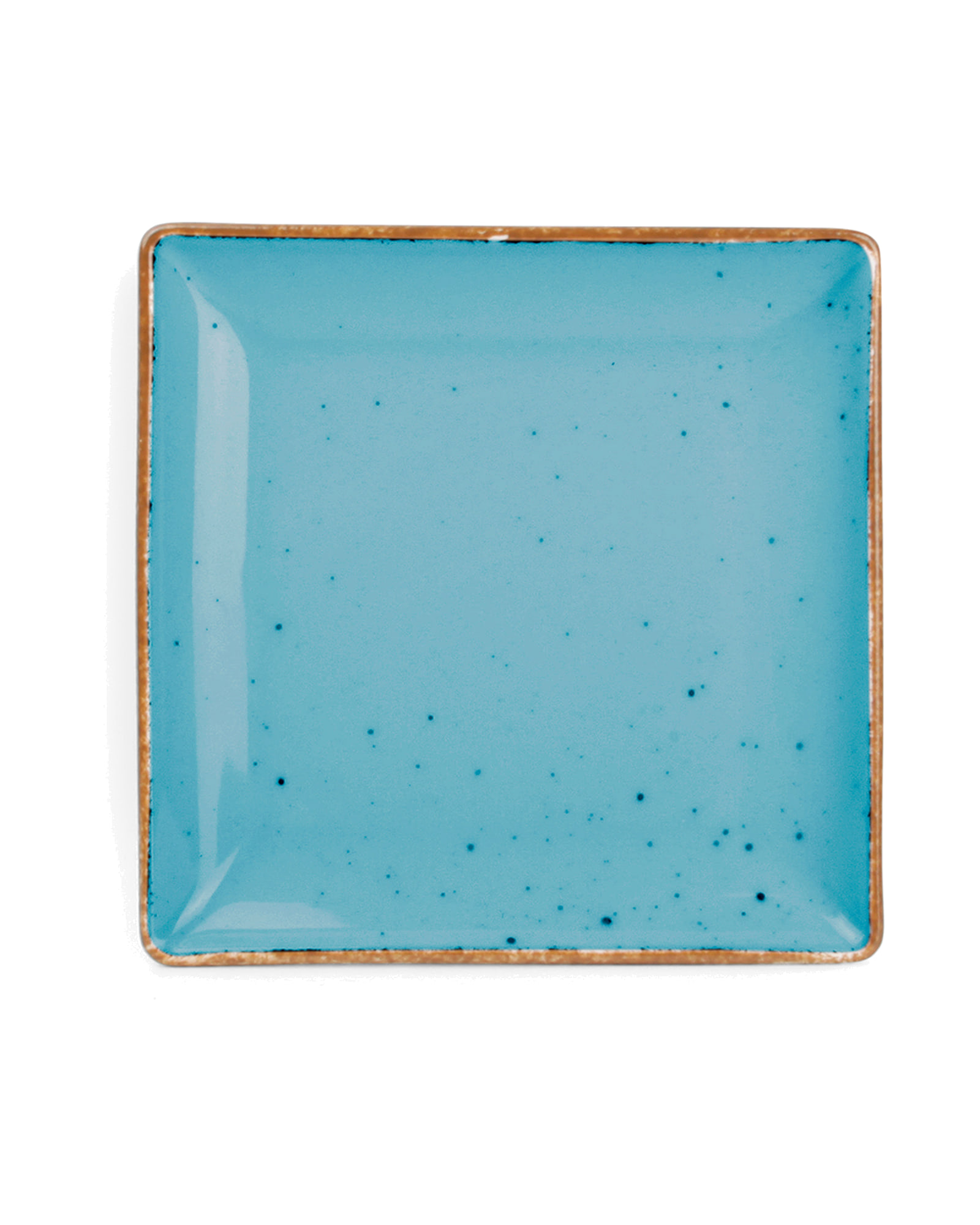 Collect Teller aus Porzellan, Blau, 11 × 11 cm, Ansicht 1