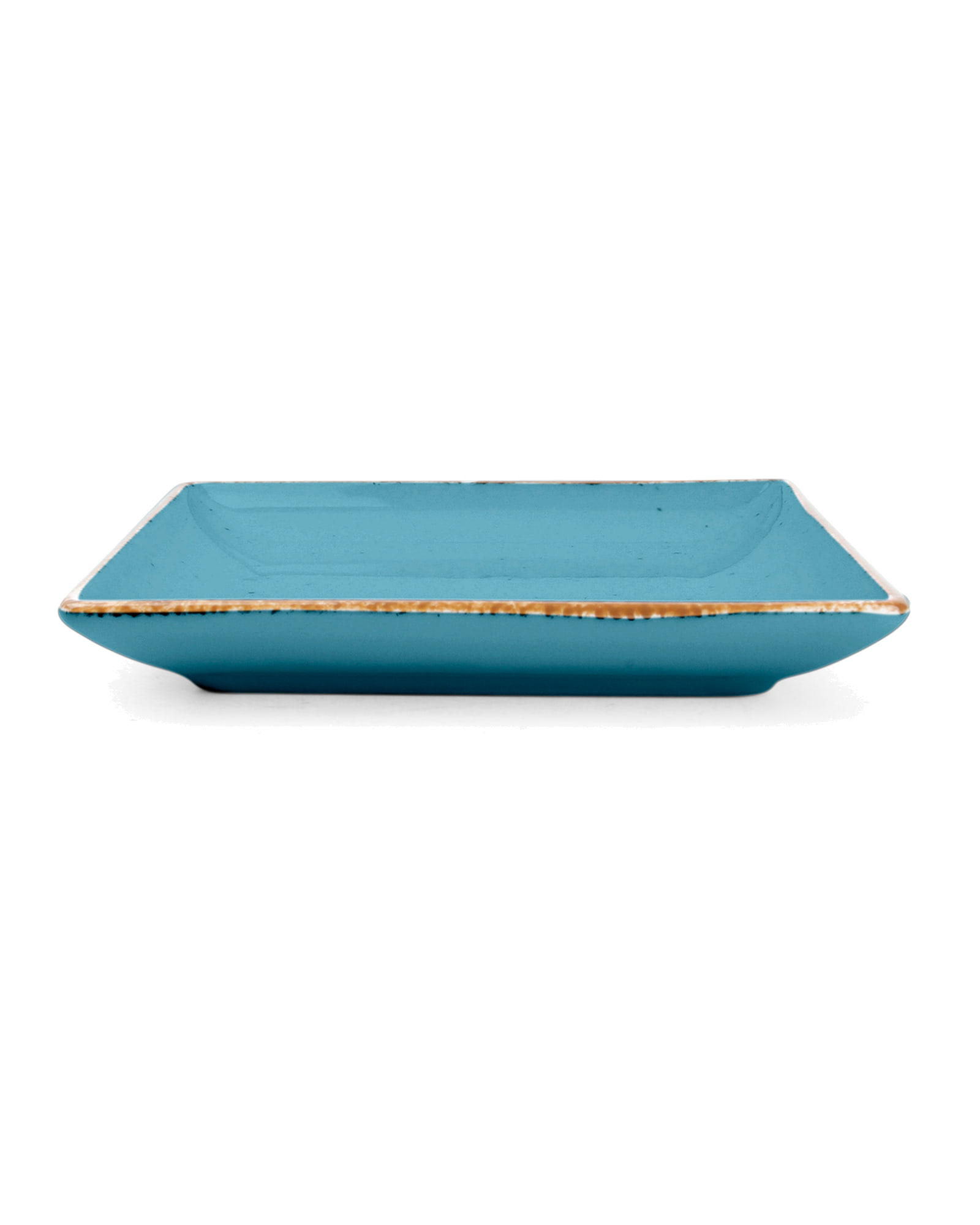 Collect Teller aus Porzellan, Blau, 11 × 11 cm, Ansicht 2