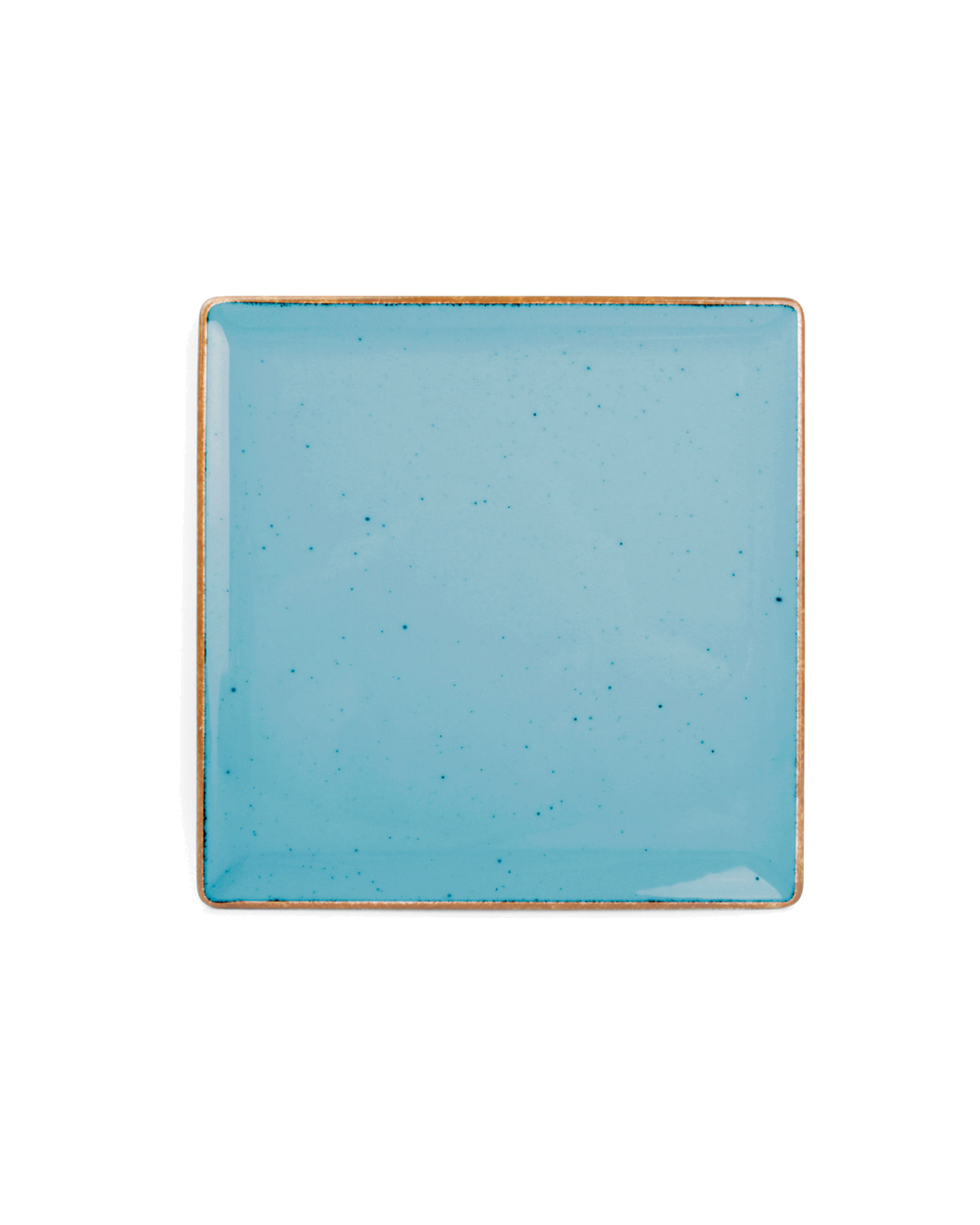 Collect Teller aus Porzellan, Blau, 20,5 × 20,5 cm, Ansicht 1