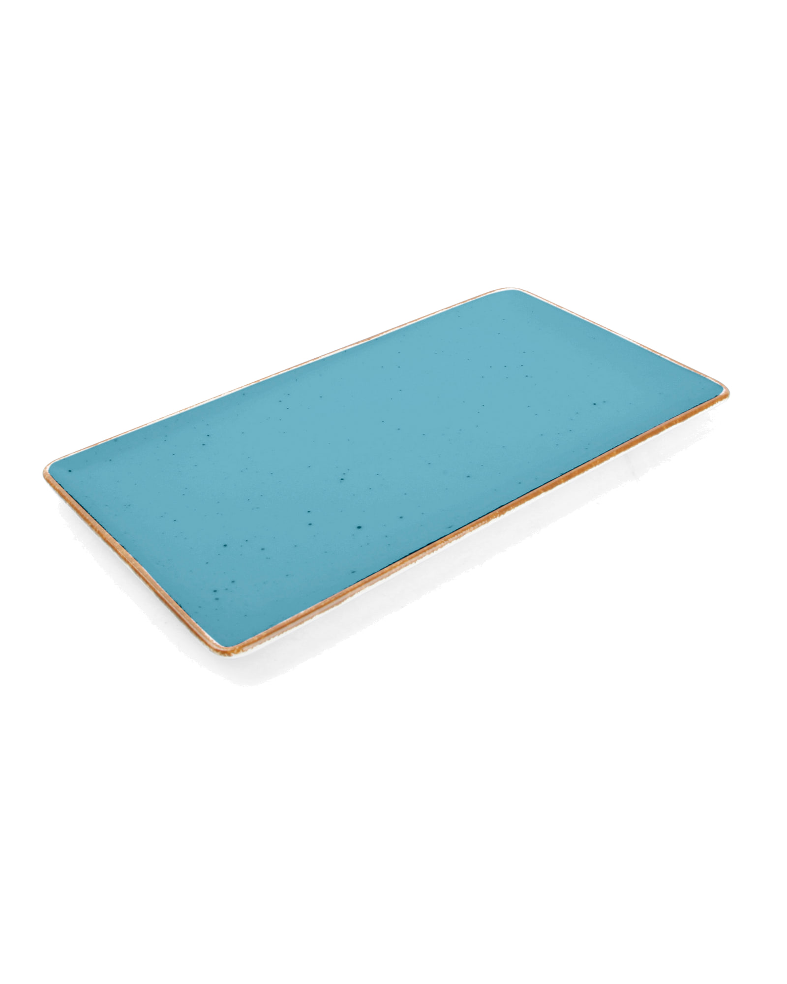 Collect Teller aus Porzellan, Blau, 24 × 13 cm, Ansicht 1