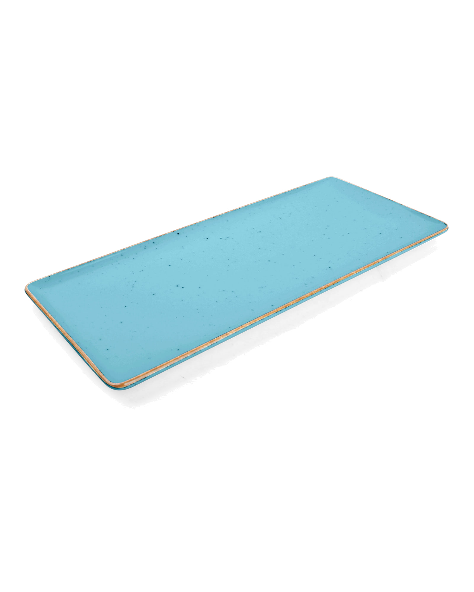 Collect Teller aus Porzellan, Blau, 29 × 13 cm, Ansicht 1
