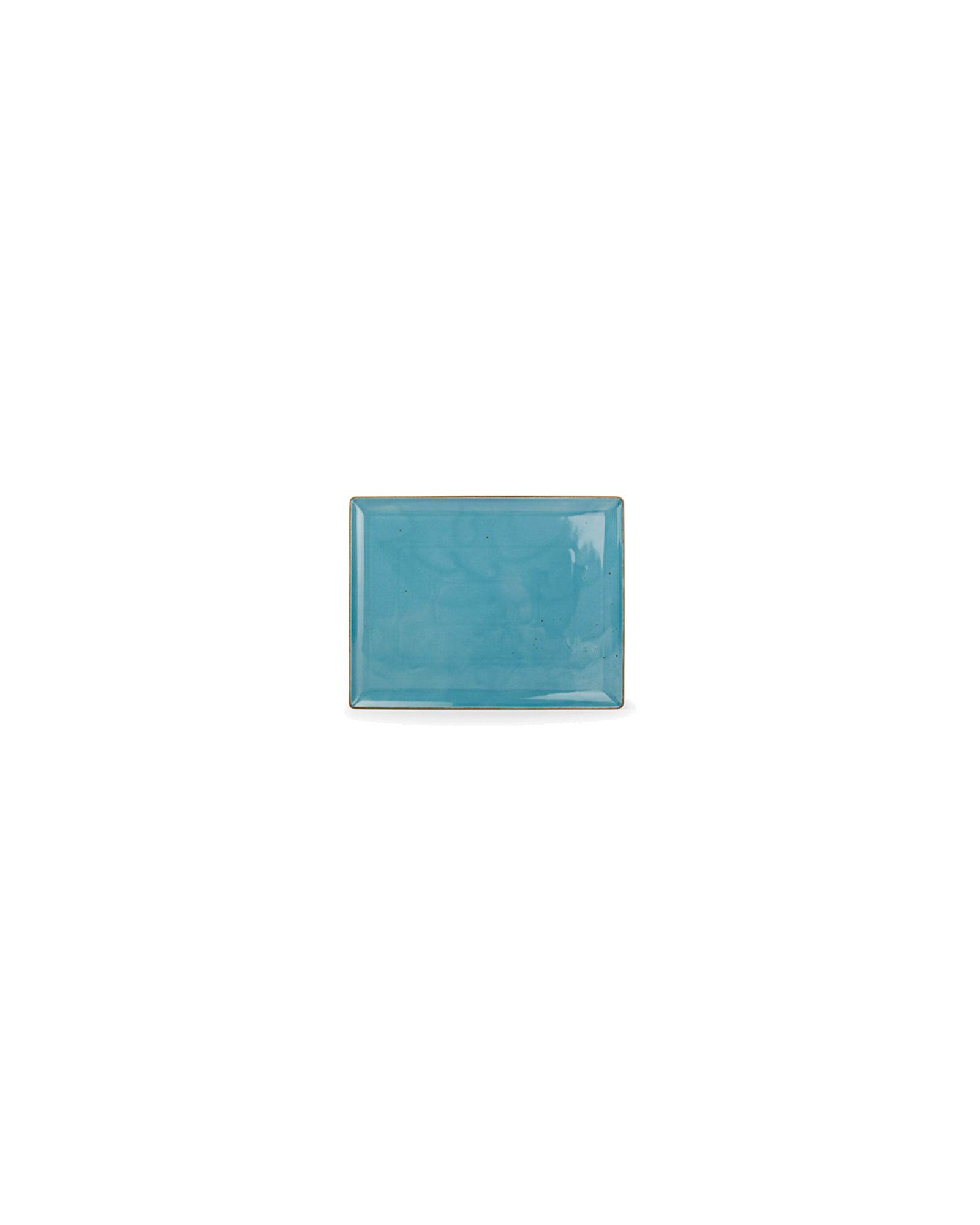 Collect Teller aus Porzellan, Blau, 31 × 24 cm, Ansicht 1