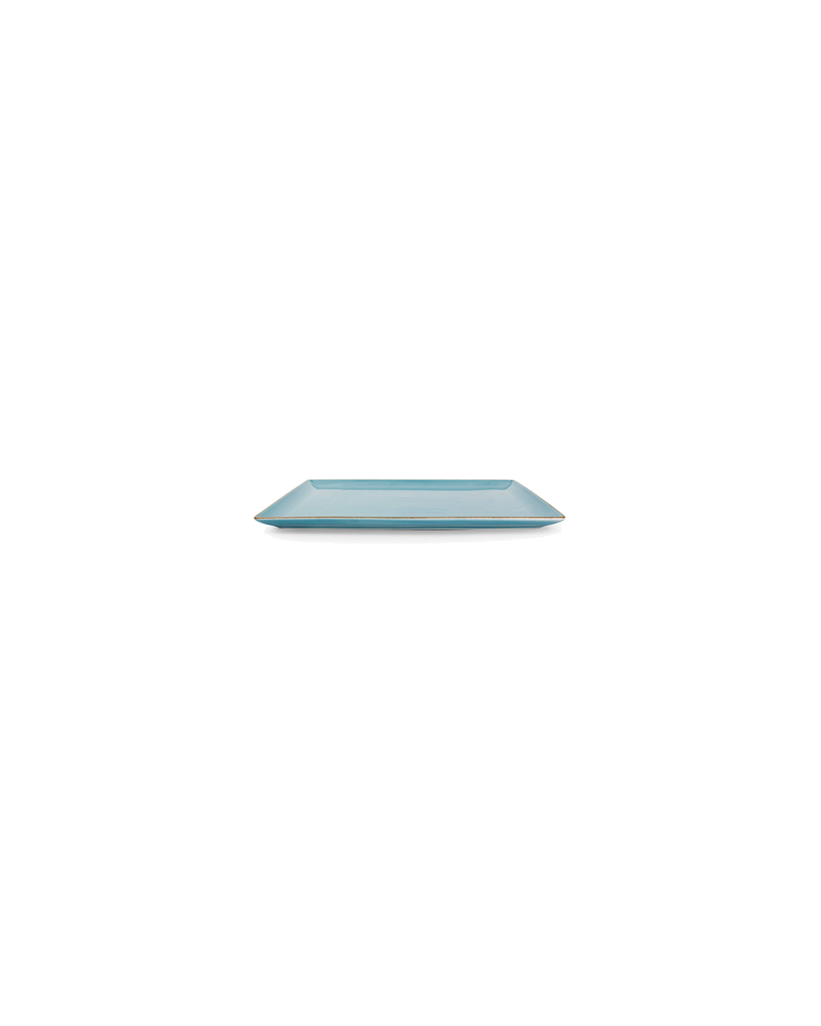 Collect Teller aus Porzellan, Blau, 31 × 24 cm, Ansicht 2