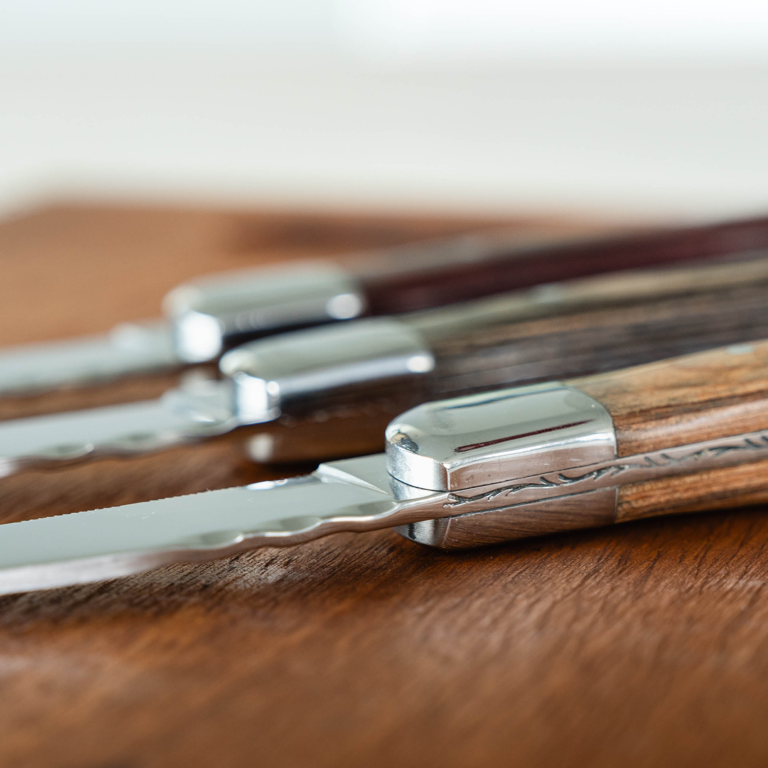 Corta Steakmesser aus Edelstahl, Braun, Ansicht 2