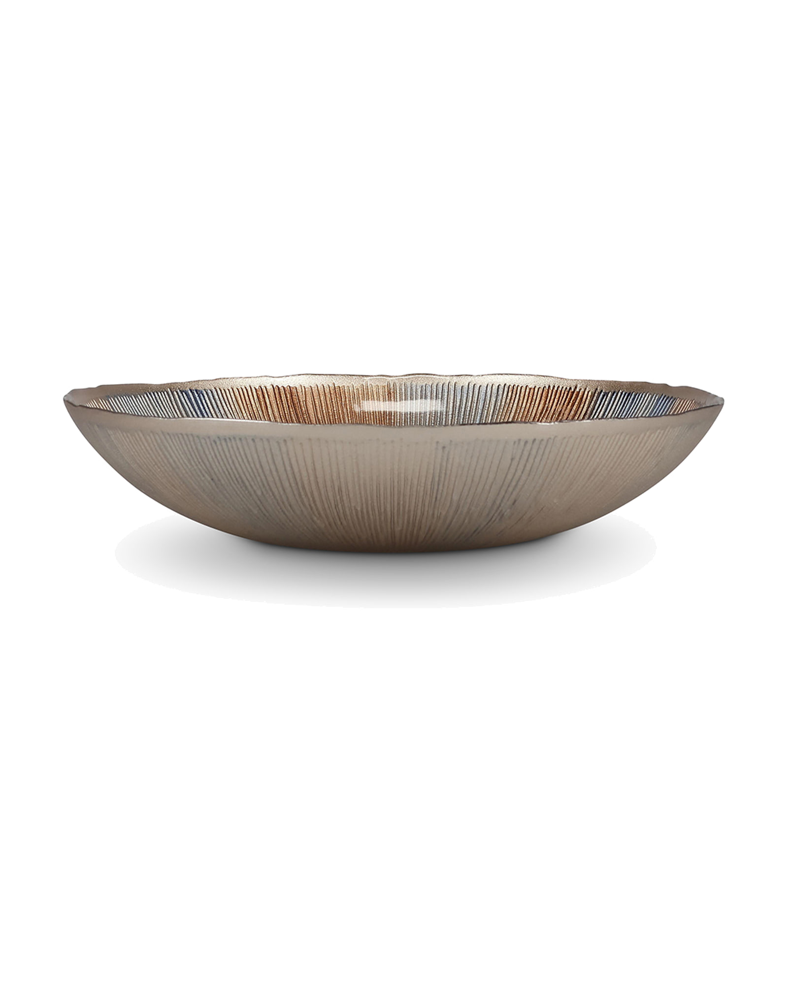 Cosmo Dekoschale aus Glas, Glas Herbst, Ø 33 cm, H 6 cm, Ansicht 3