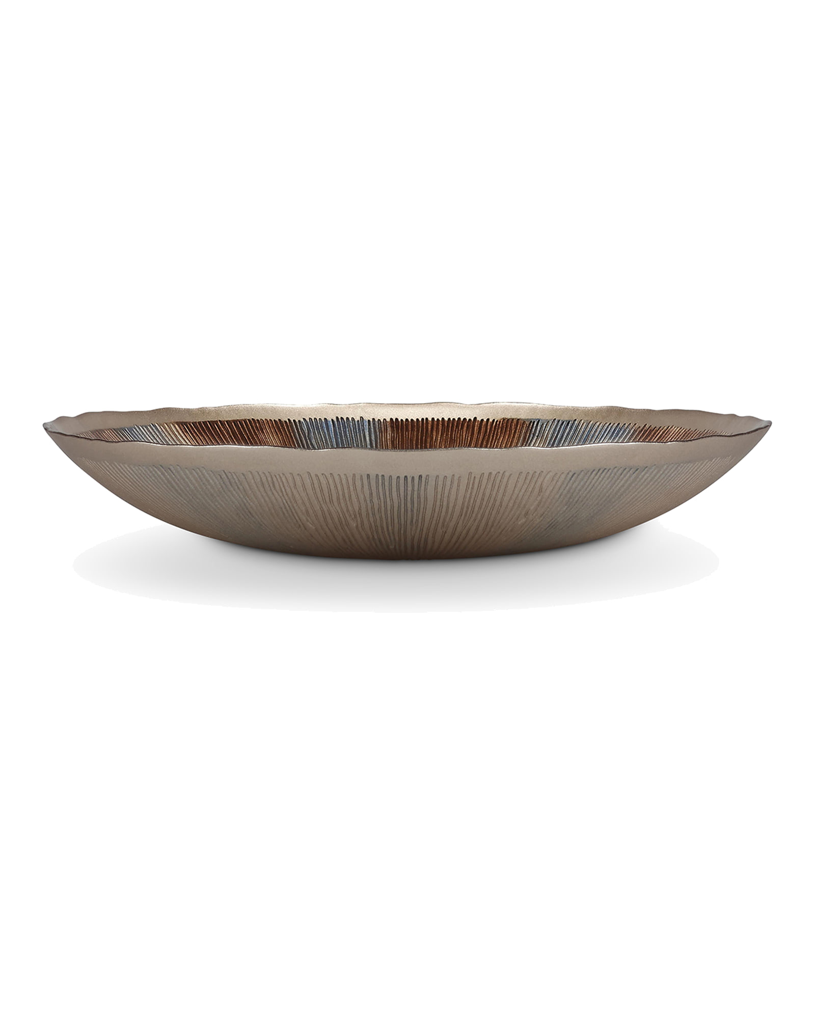 Cosmo Dekoschale aus Glas, Glas Herbst, Ø 40 cm, H 6,5 cm, Ansicht 3