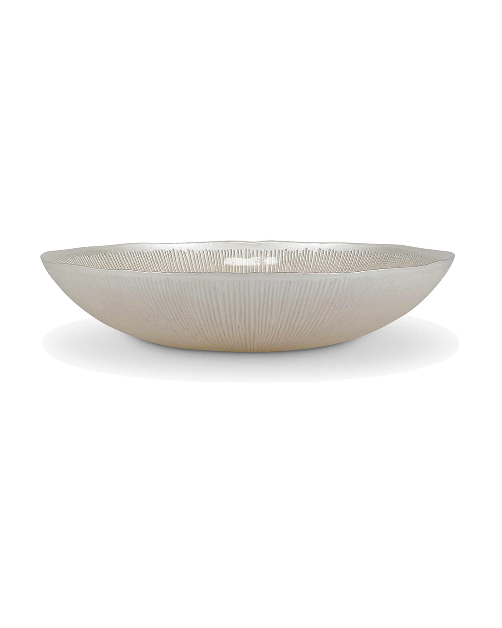 Cosmo Dekoschale aus Glas, Glas Perlmutt, Ø 33 cm, H 6 cm, Ansicht 3