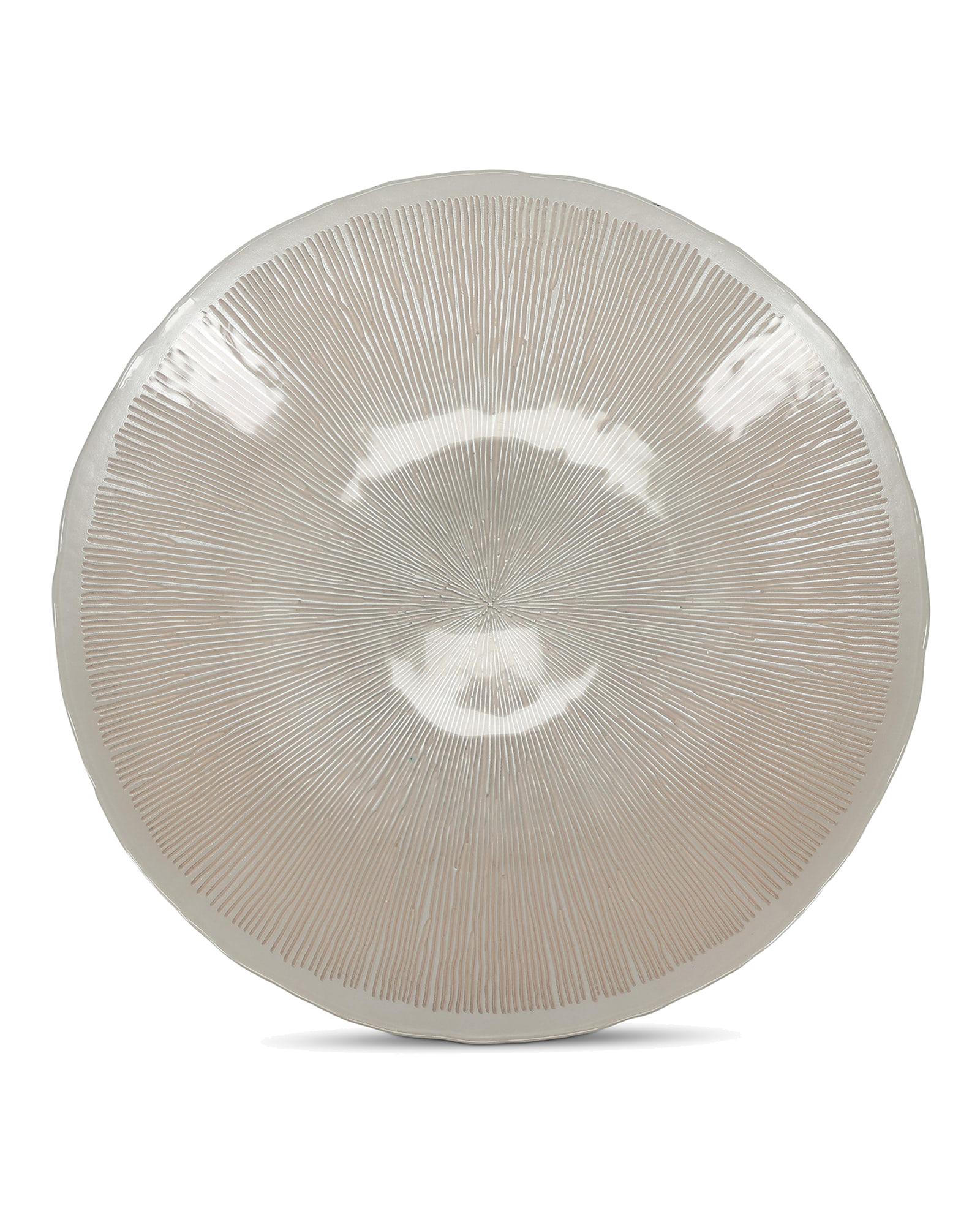 Cosmo Dekoschale aus Glas, Glas Perlmutt, Ø 40 cm, H 6,5 cm, Ansicht 2