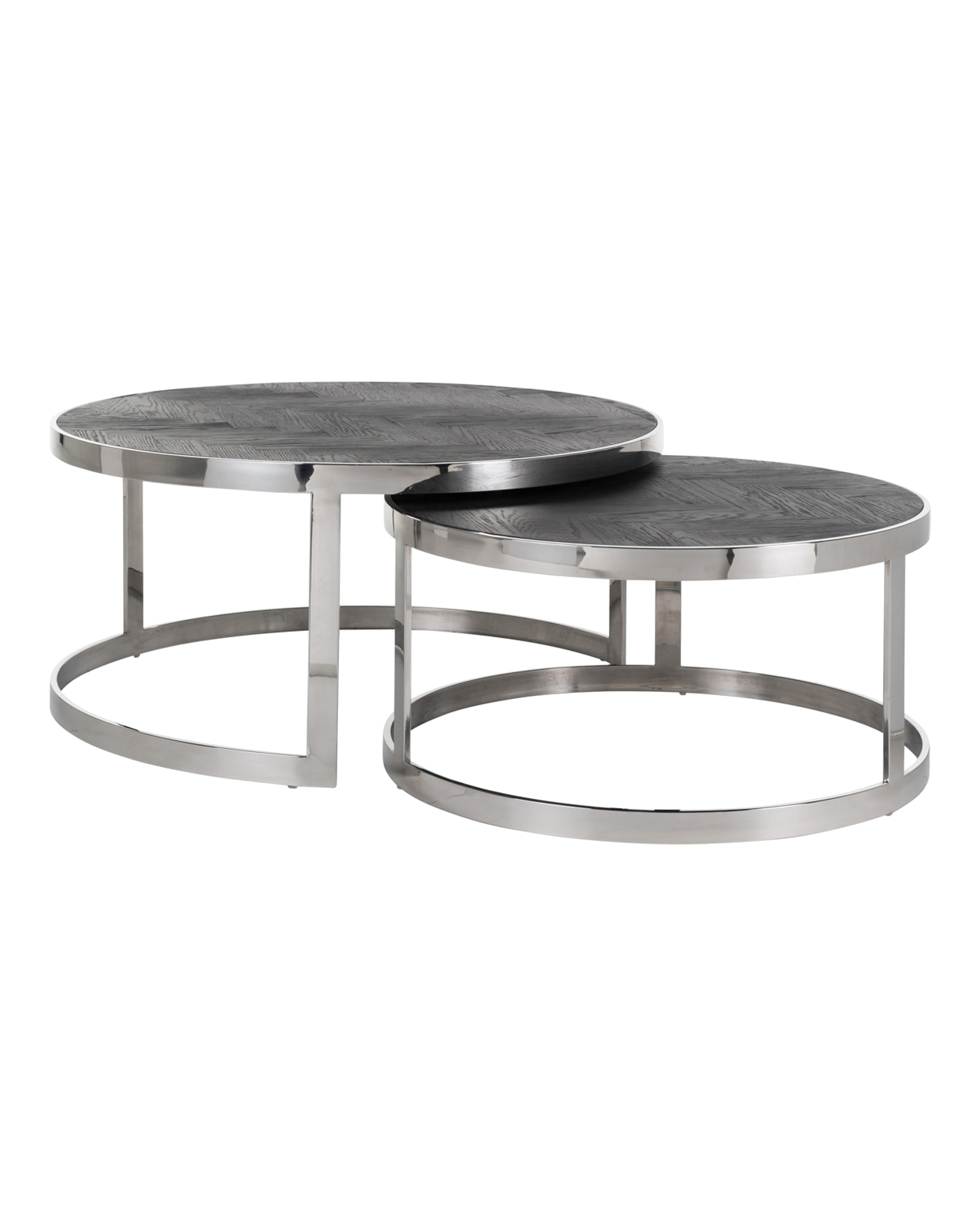 Blackbone Silver, Black rustic, 2er-Set von Richmond Interiors